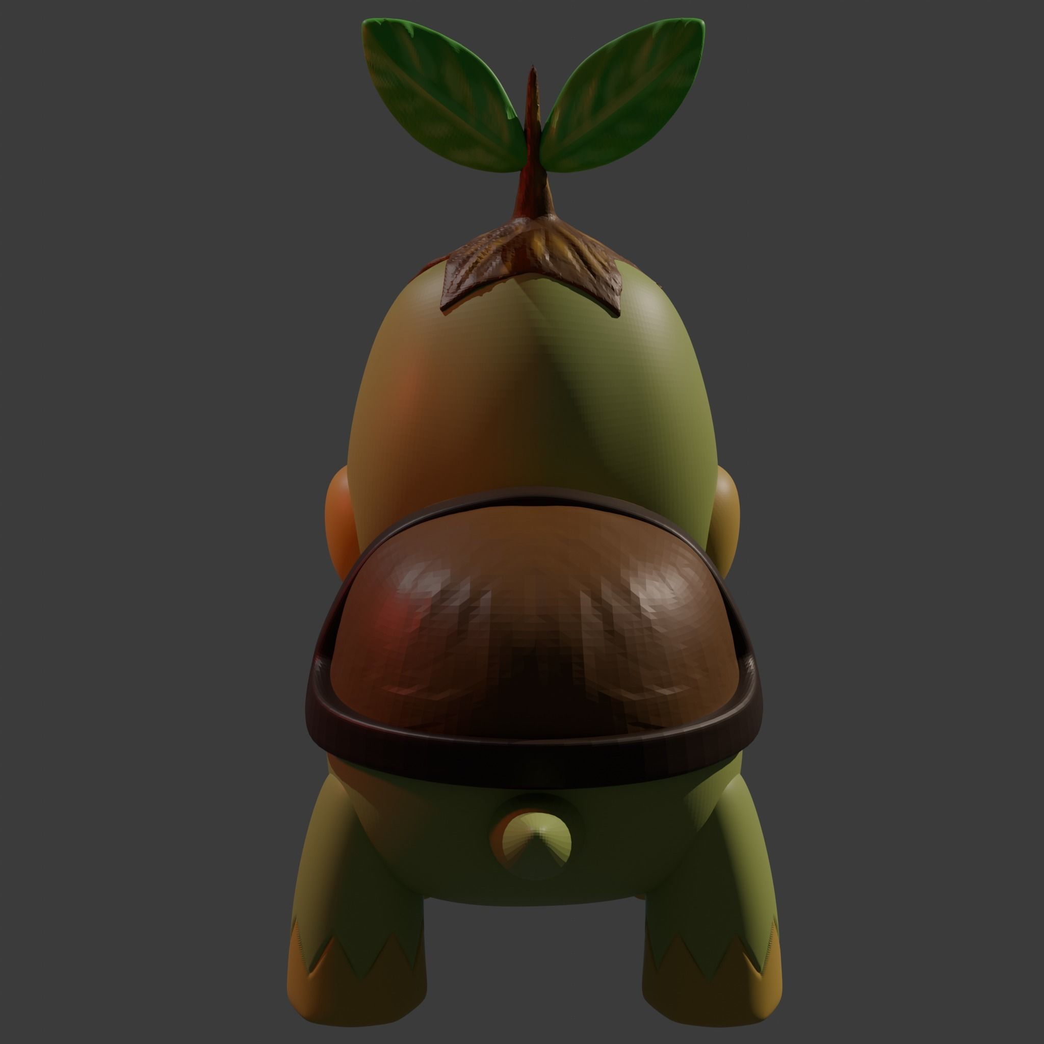 Pokemon Sinnoh Starters 3D print model_8