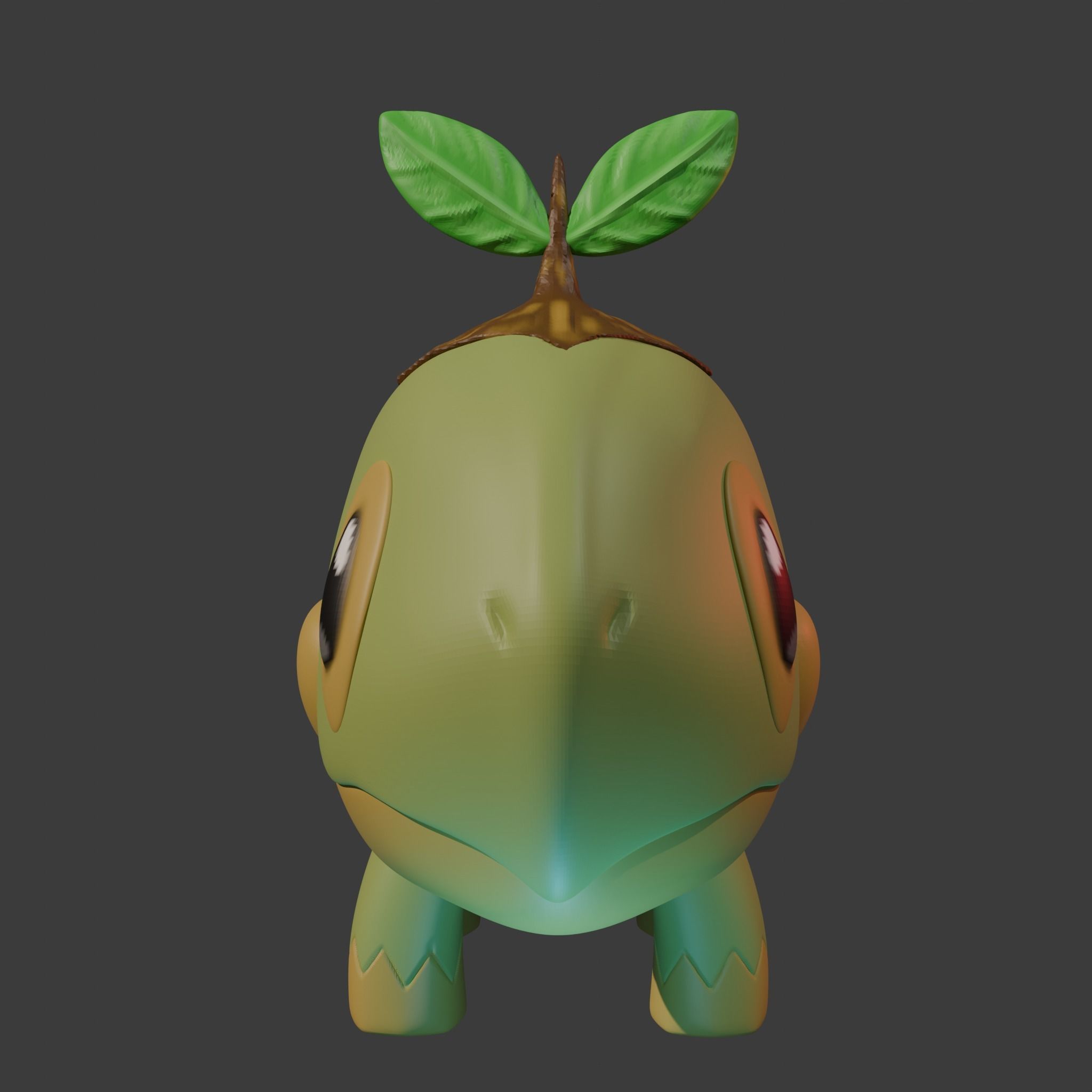 Pokemon Sinnoh Starters 3D print model_6