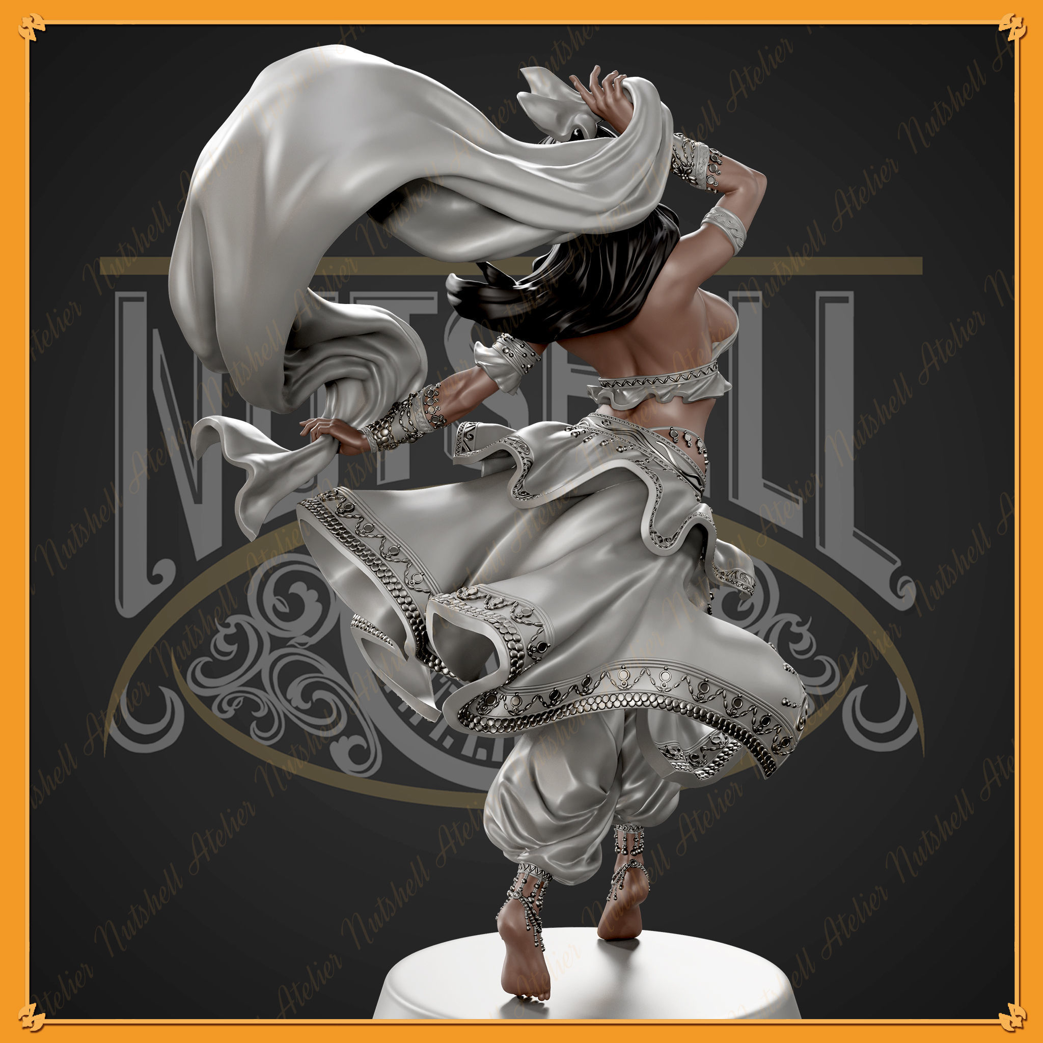 Nutshell Atelier - Belly Dancer02 NSFW 3D print model_9