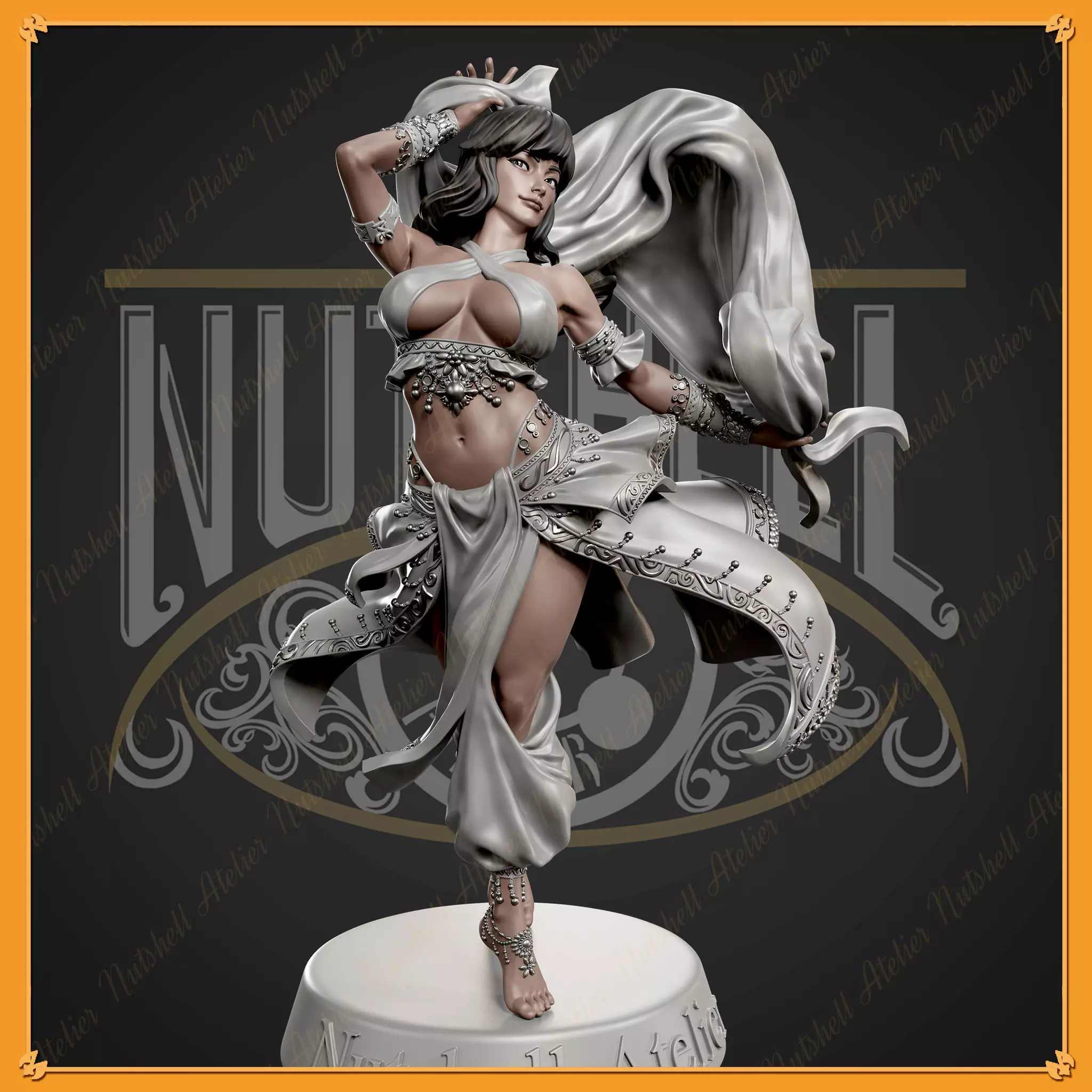 Nutshell Atelier - Belly Dancer02 NSFW 3D print model_0