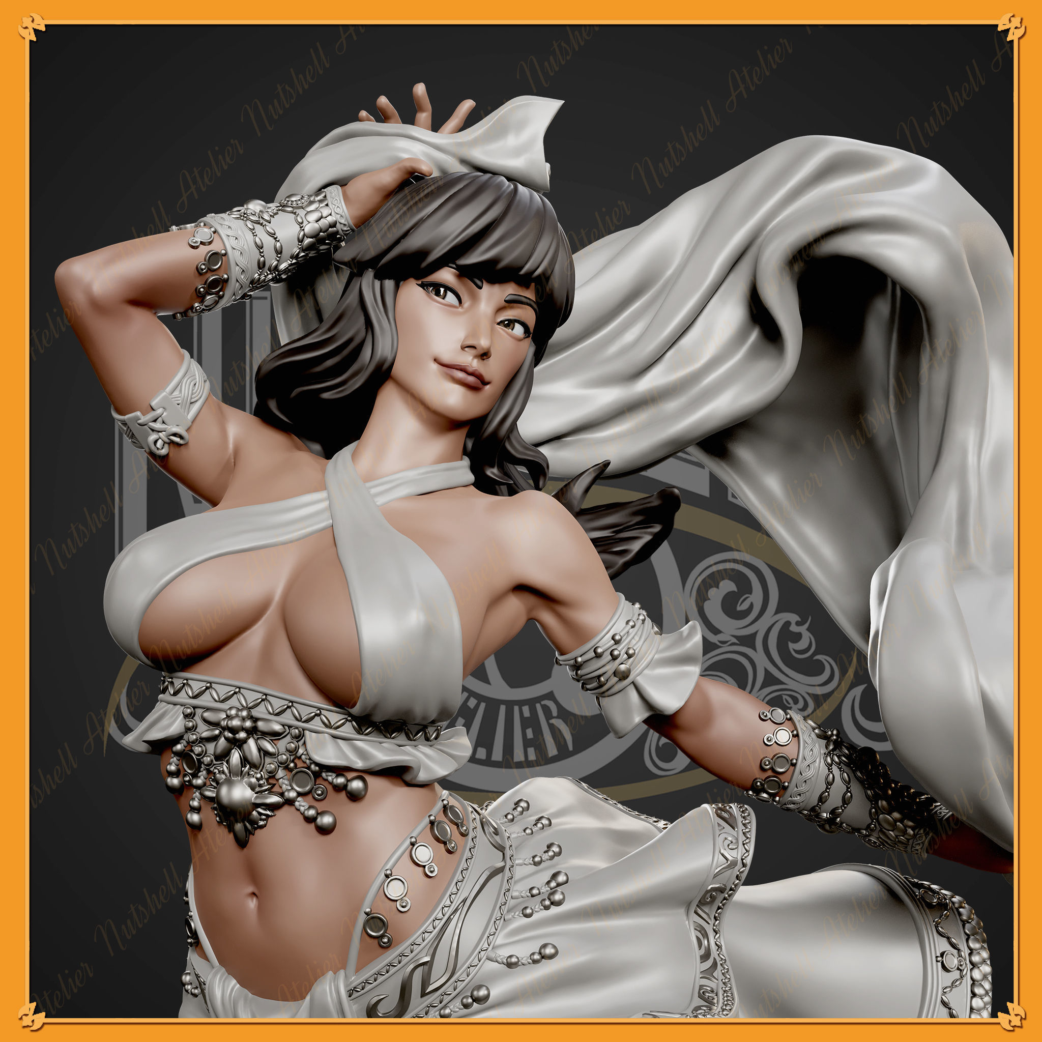 Nutshell Atelier - Belly Dancer02 NSFW 3D print model_7