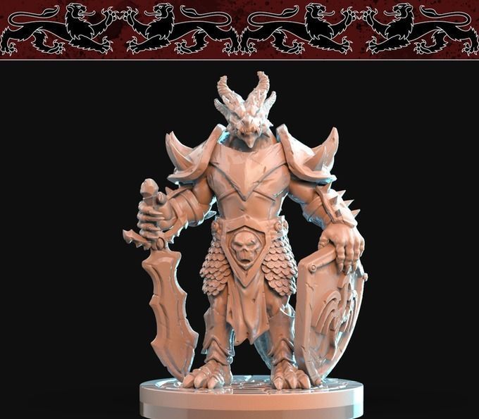 Dragonborn 3D Printing Masterpiece 3D print model_1