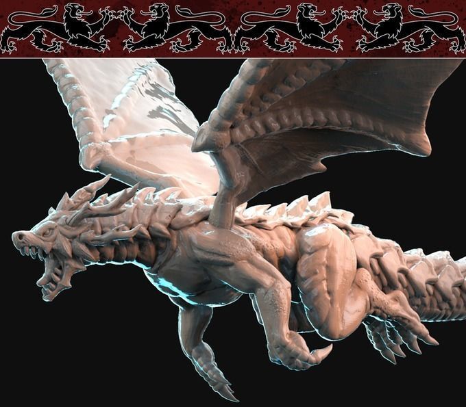 BonusDragon 3D Printed Artwork 3D print model_1