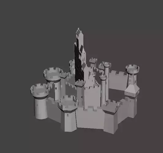 Big Castle 3D Printed Structure 3D print model
