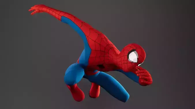 THE AMAZING SPIDER-MAN Maya Free 3D model