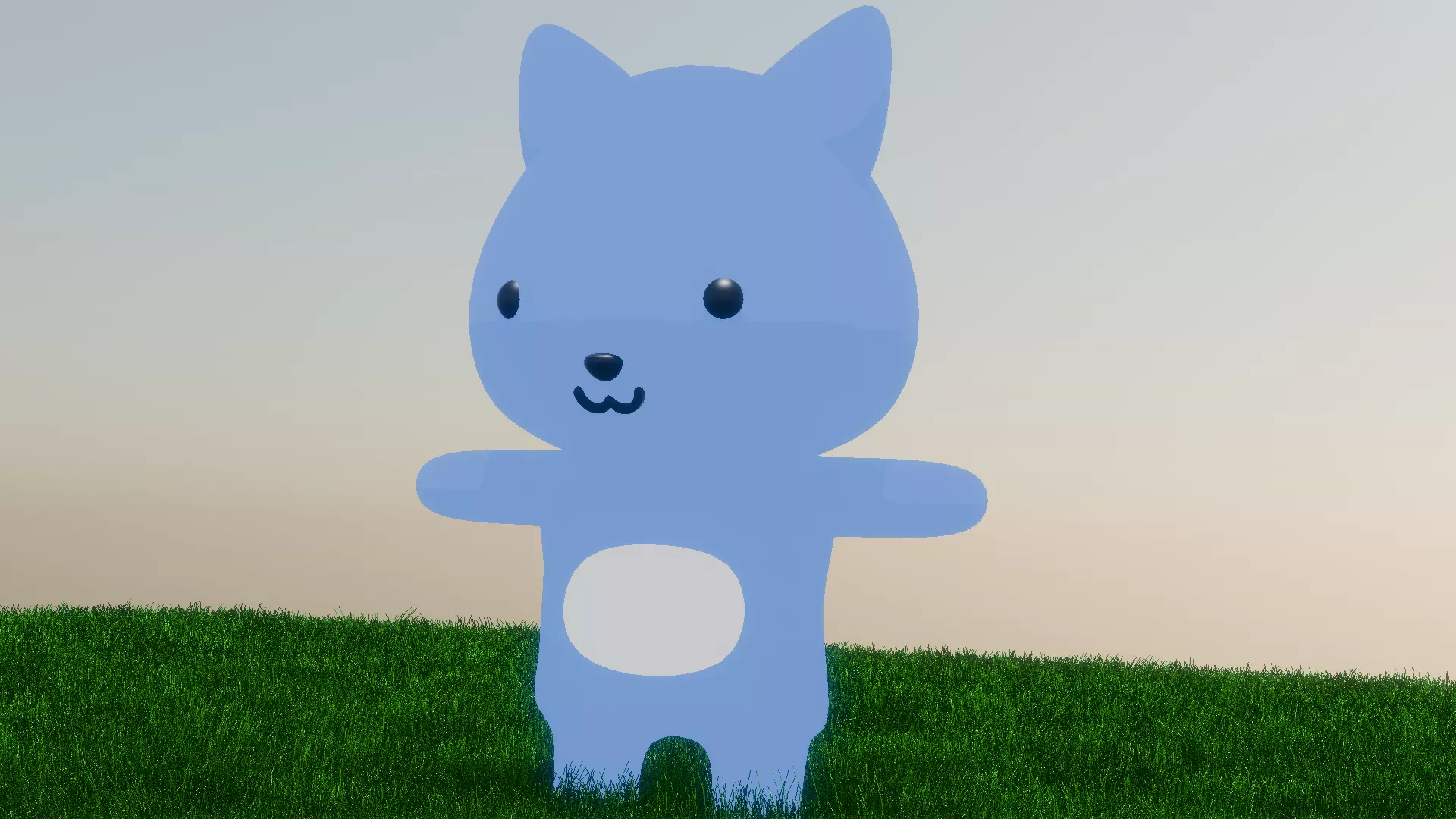 Cartoon Character INVENTED 3D model_0