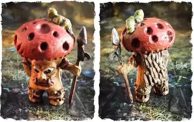 Tribal Shroom 3D Printing Creation