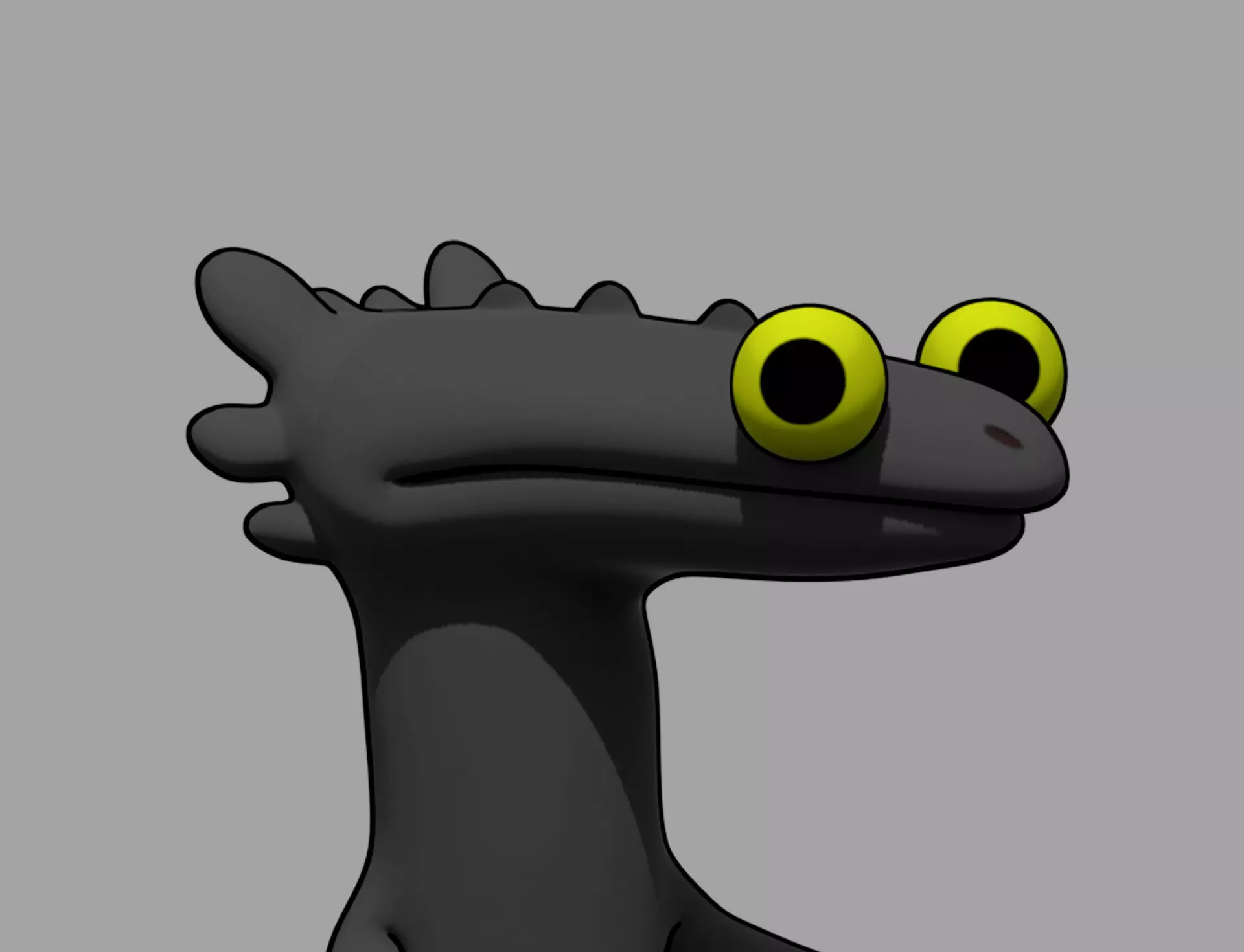 Toothless Dance Low-poly 3D model