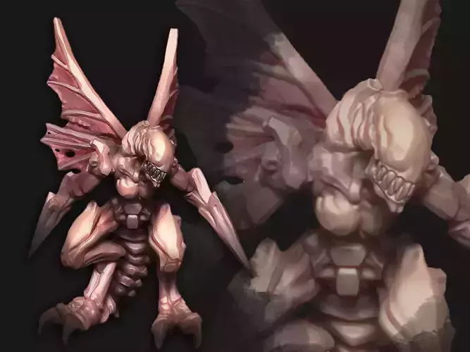 Bone Walker 3D Printed Sculpture