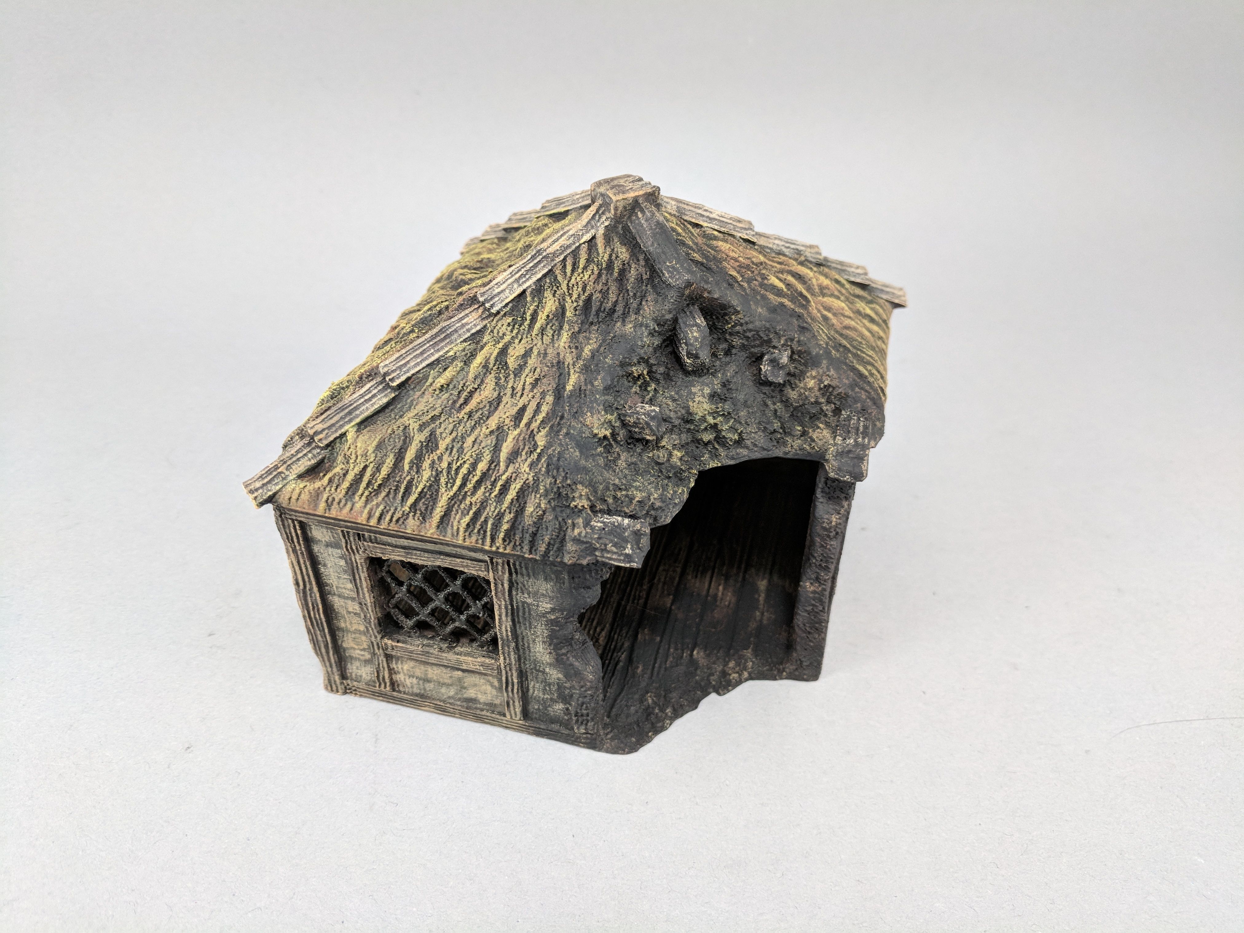 Burned and Frozen Cottages 3D Printing Collection 3D print model_1