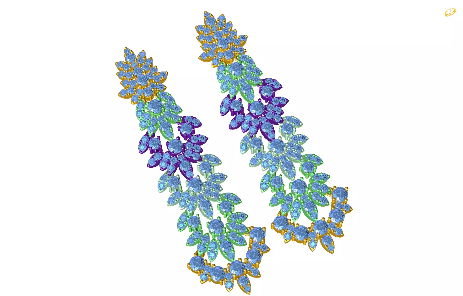 Earing 3D print model_0