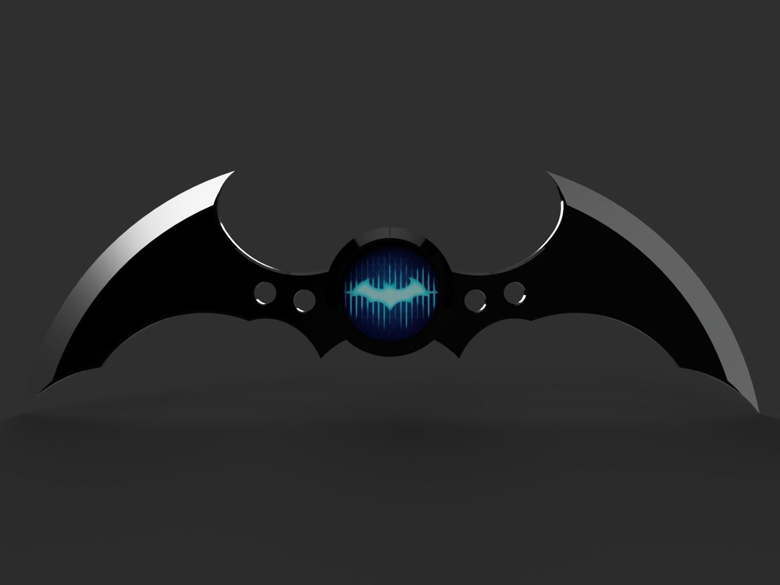 Arkham Video Game Remote Batarang 3D model 3D printable CGTrader