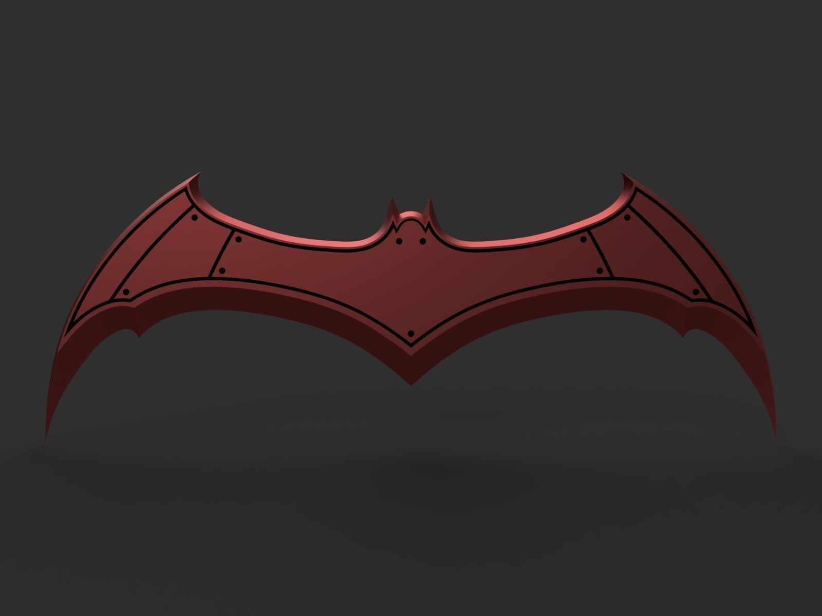 CW Batwoman Batarang Collection 3D print model_7