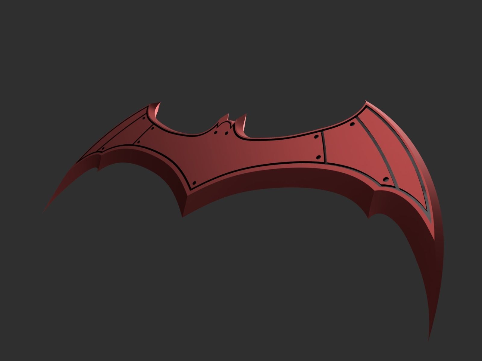 CW Batwoman Batarang Collection 3D print model_8