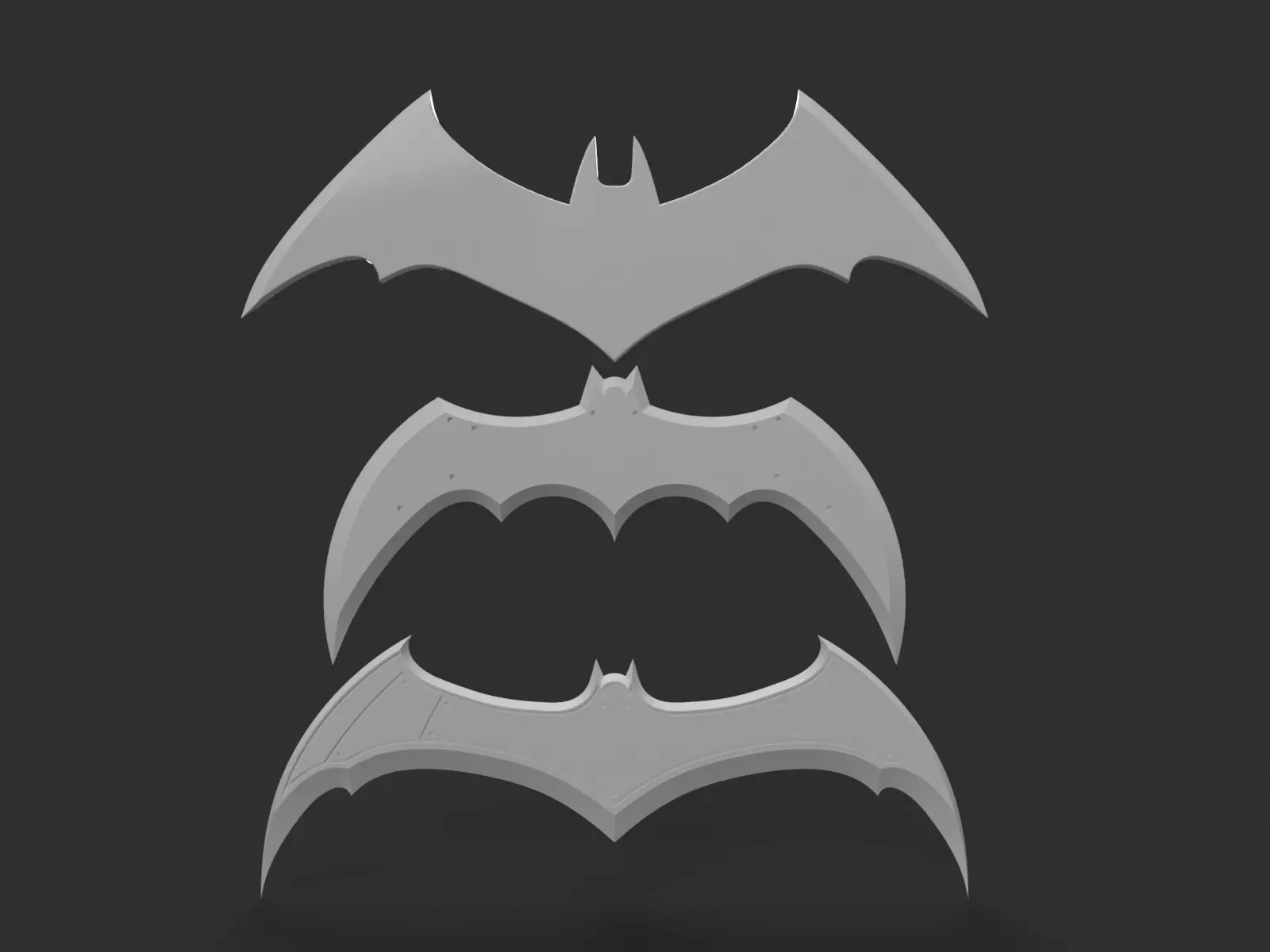 CW Batwoman Batarang Collection 3D print model_0