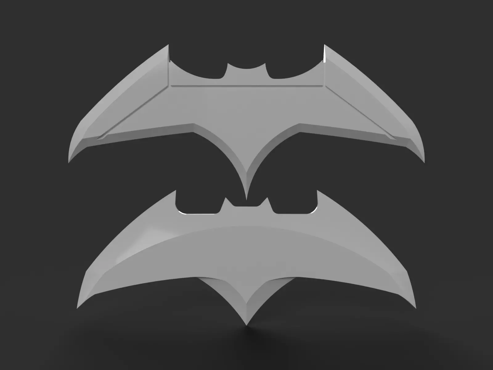 Ben Affleck Batarang 2 pack 3D print model
