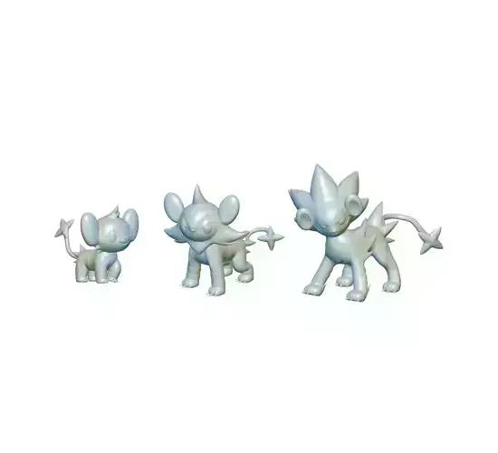 PACK 5 POKEMON ELECTRIKE MANECTRIC SHINX LUXIO LUXRAY