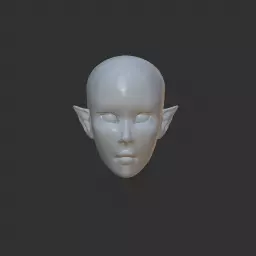 Elf face base Free 3D print model