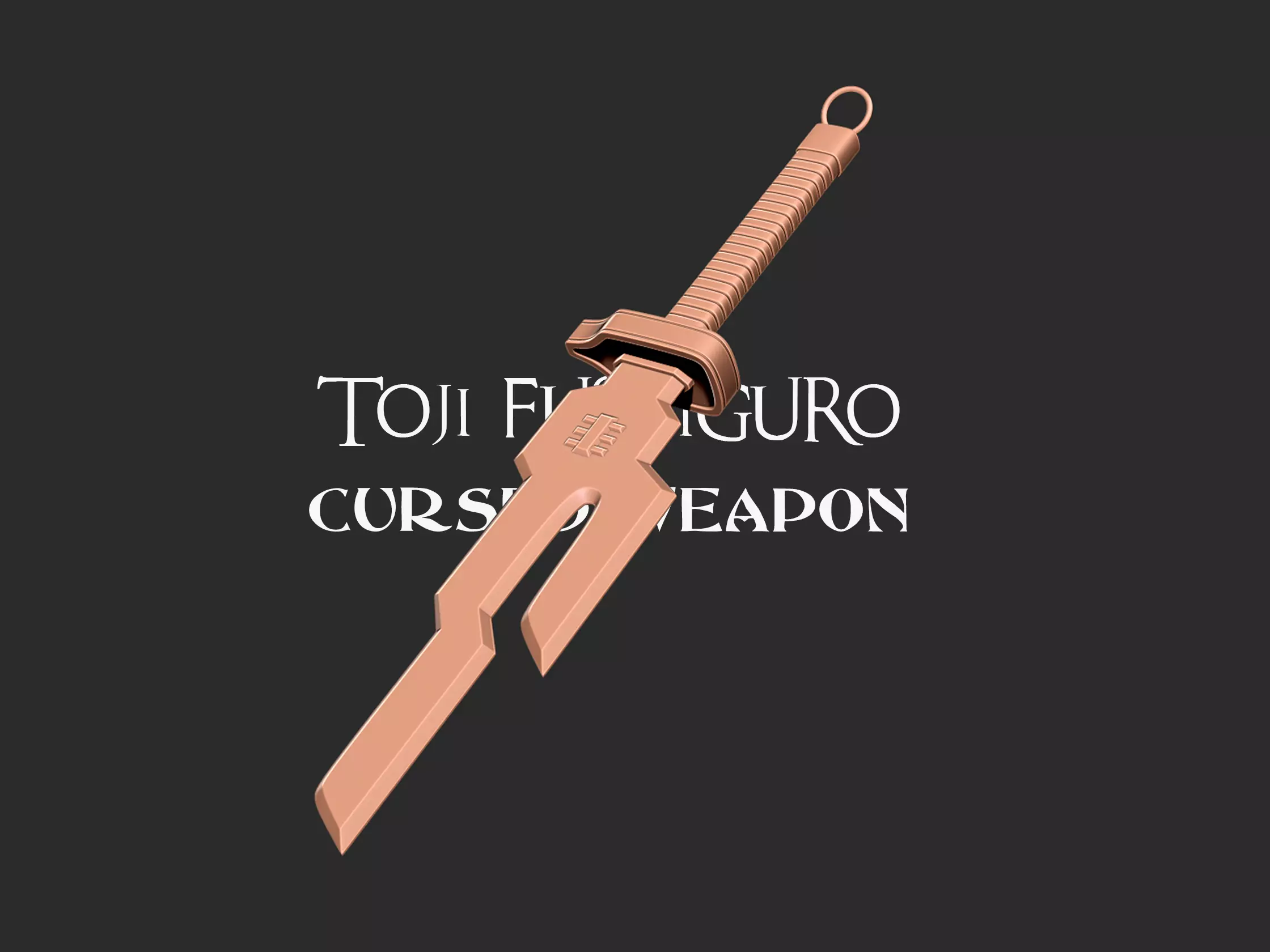 Toji Fushiguro Weapon Inverted Spear of Heaven 3D print model_0
