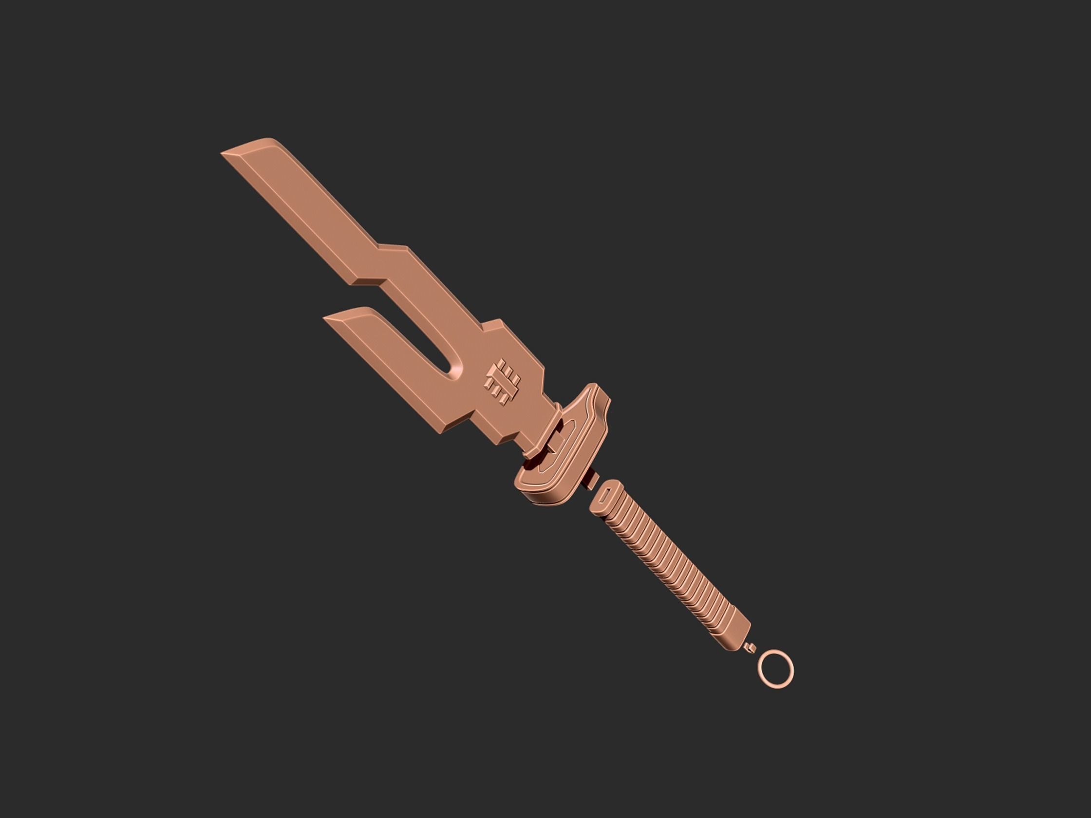 Toji Fushiguro Weapon Inverted Spear of Heaven 3D print model_6