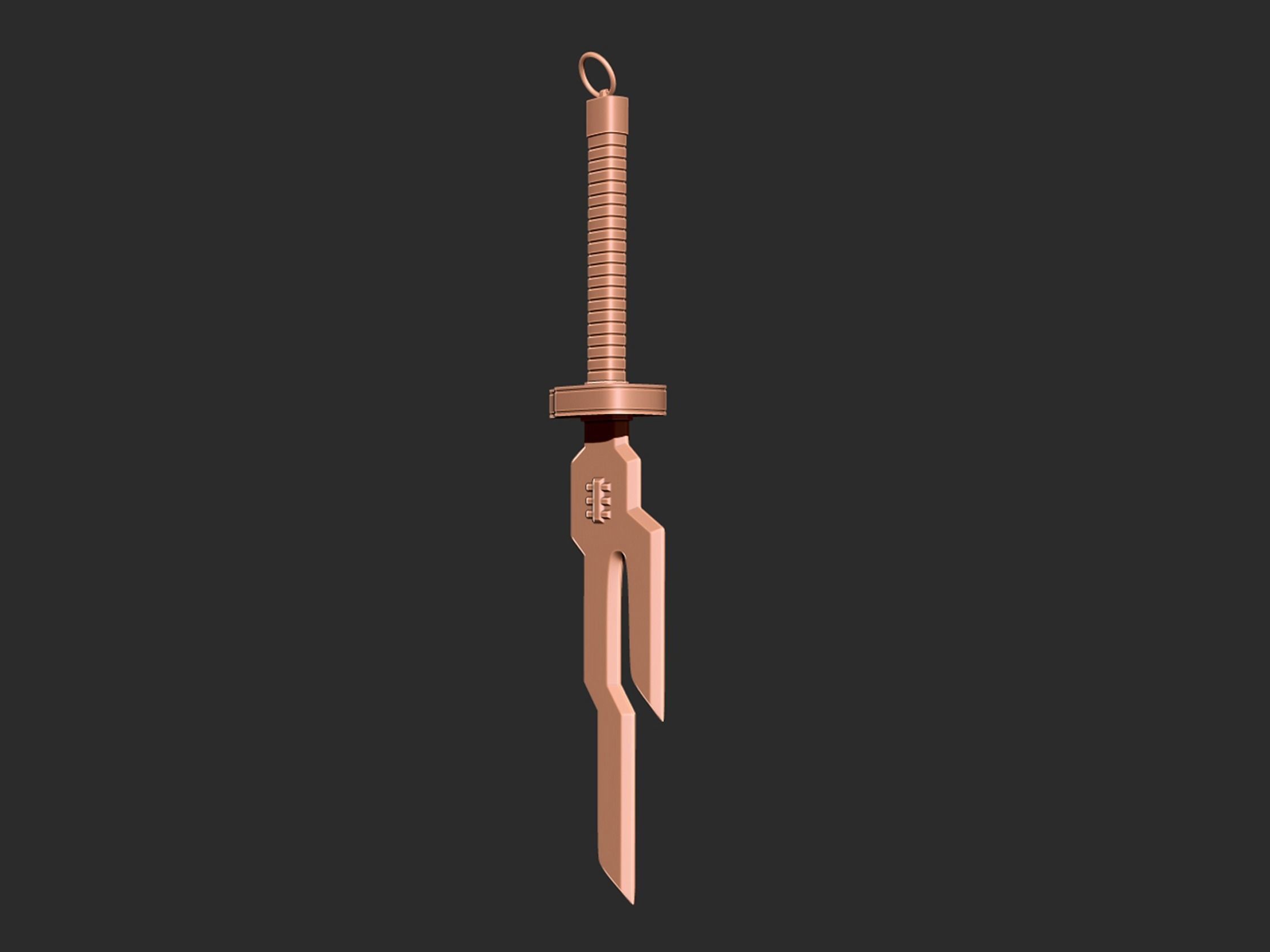 Toji Fushiguro Weapon Inverted Spear of Heaven 3D print model_5