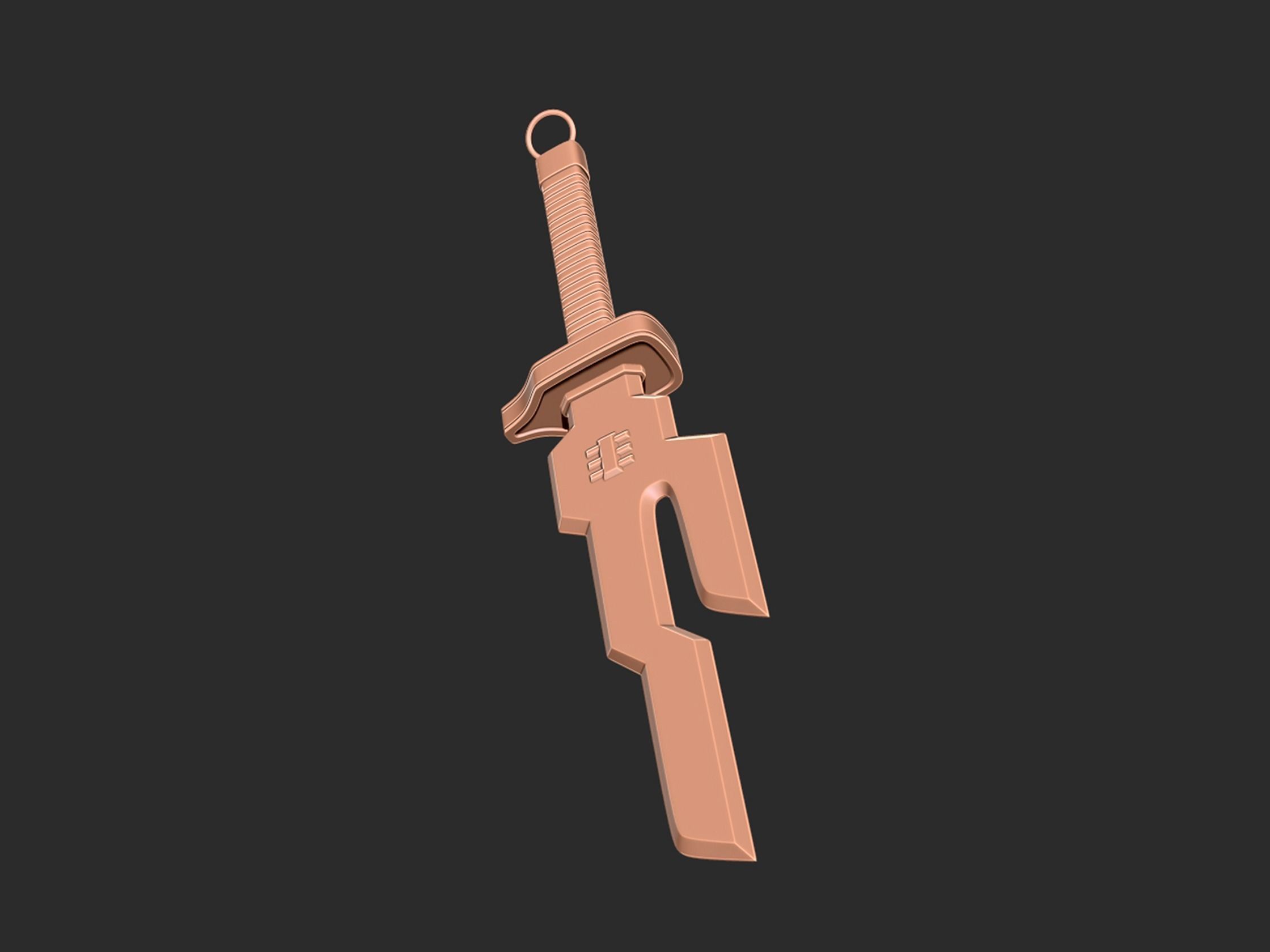 Toji Fushiguro Weapon Inverted Spear of Heaven 3D print model_2