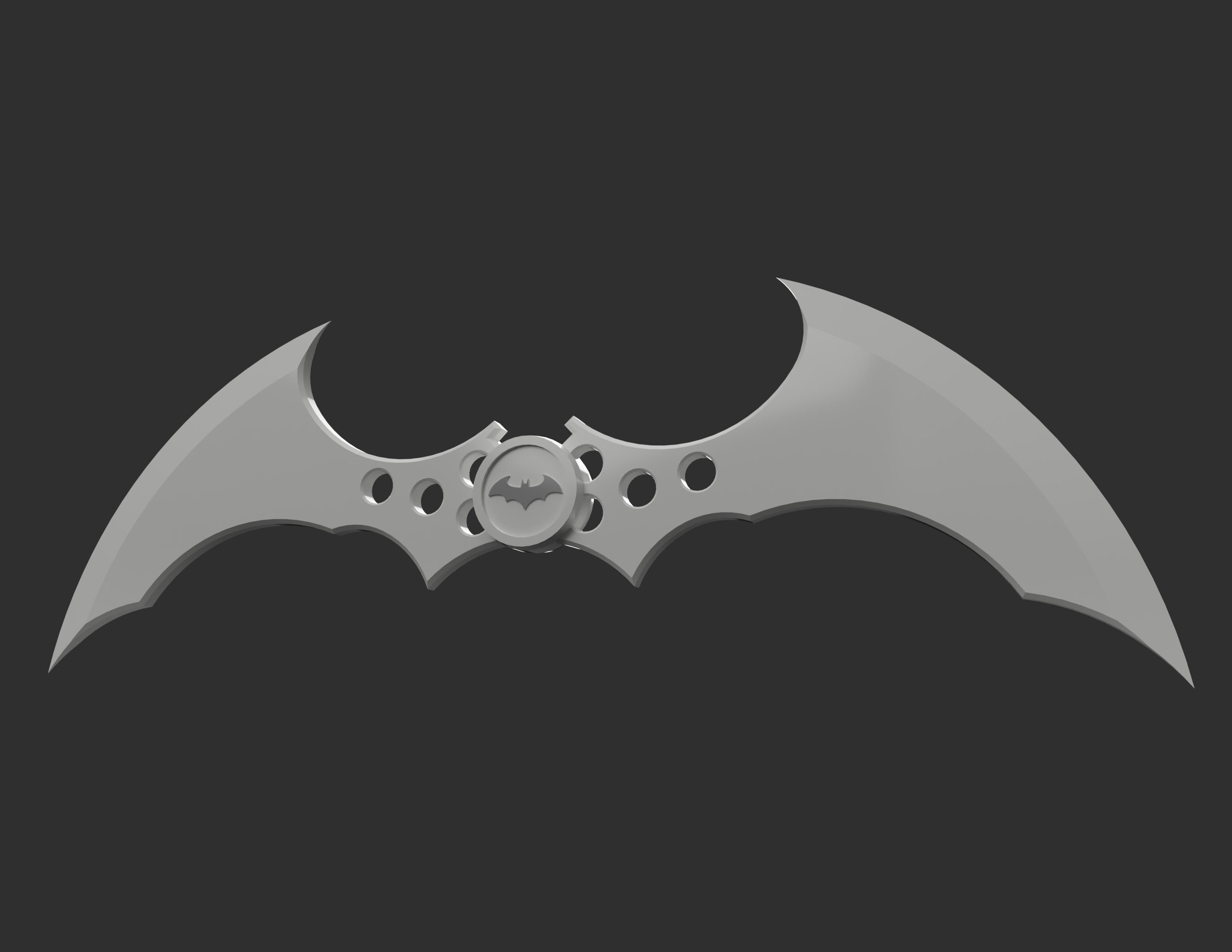 Arkham Game Series Batman Batarang 3D print model_3