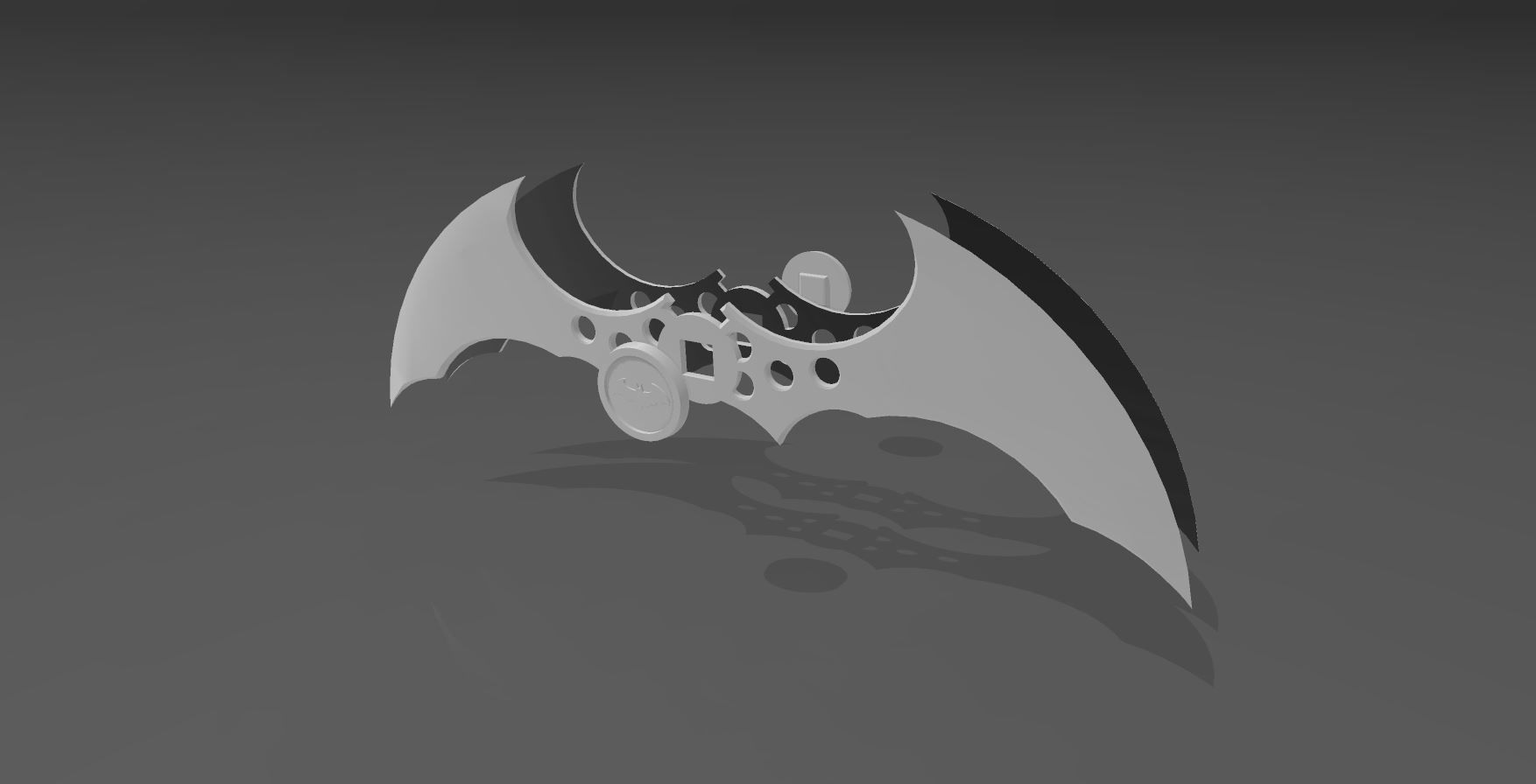 Arkham Game Series Batman Batarang 3D print model_4