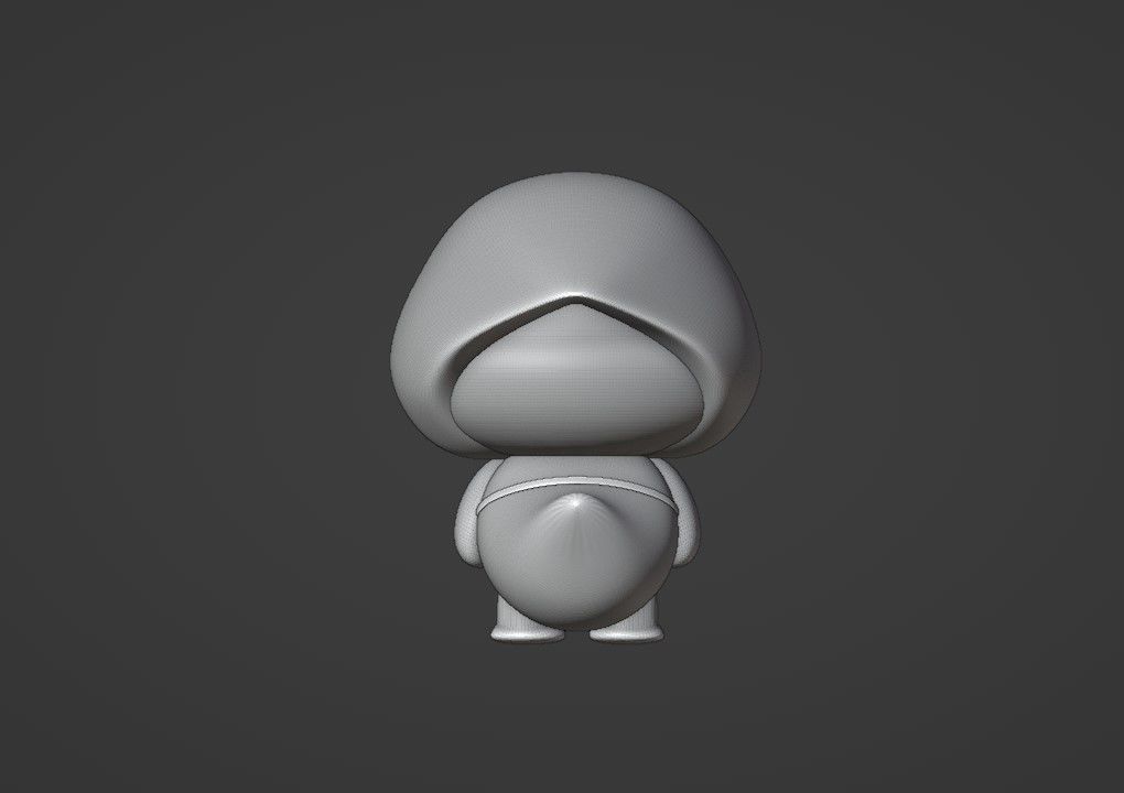 cute duck 3D print model_3