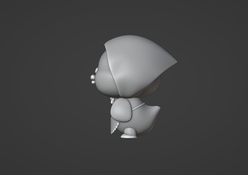 cute duck 3D print model_4