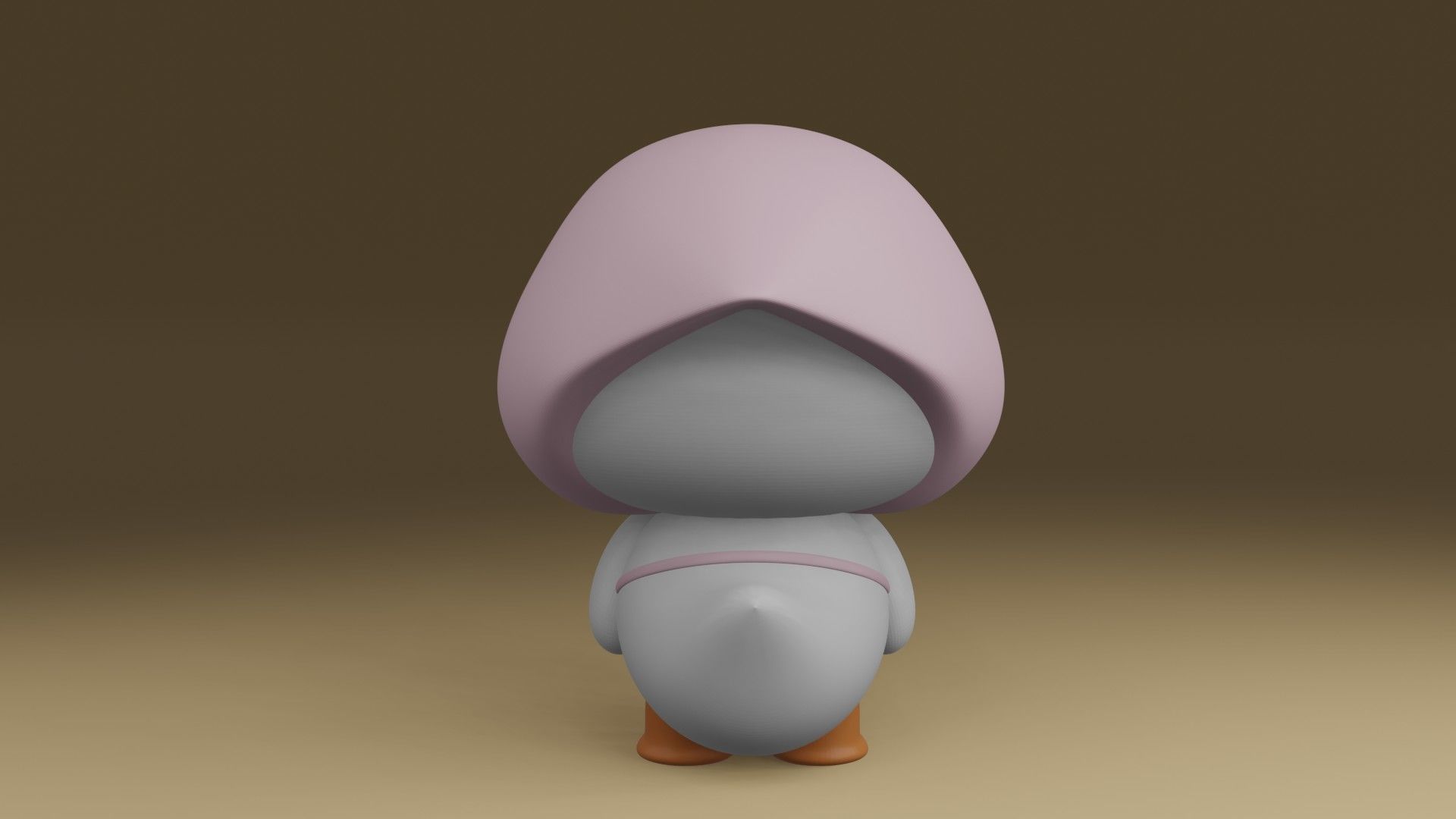 cute duck 3D print model_10