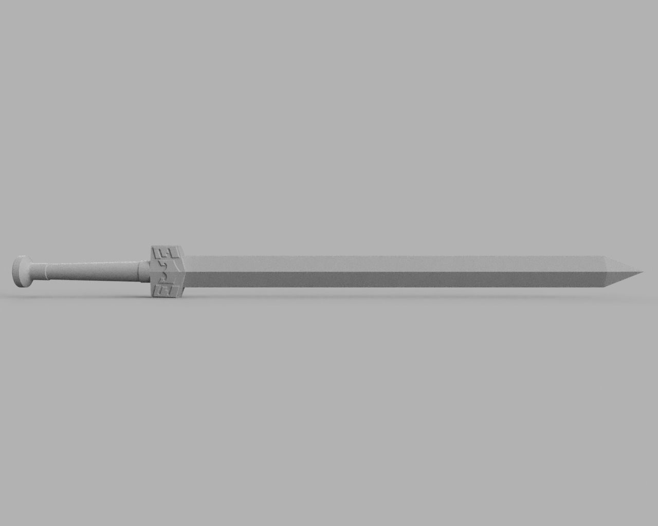 Avatar Sokkas Meteorite Sword 3D print model_2