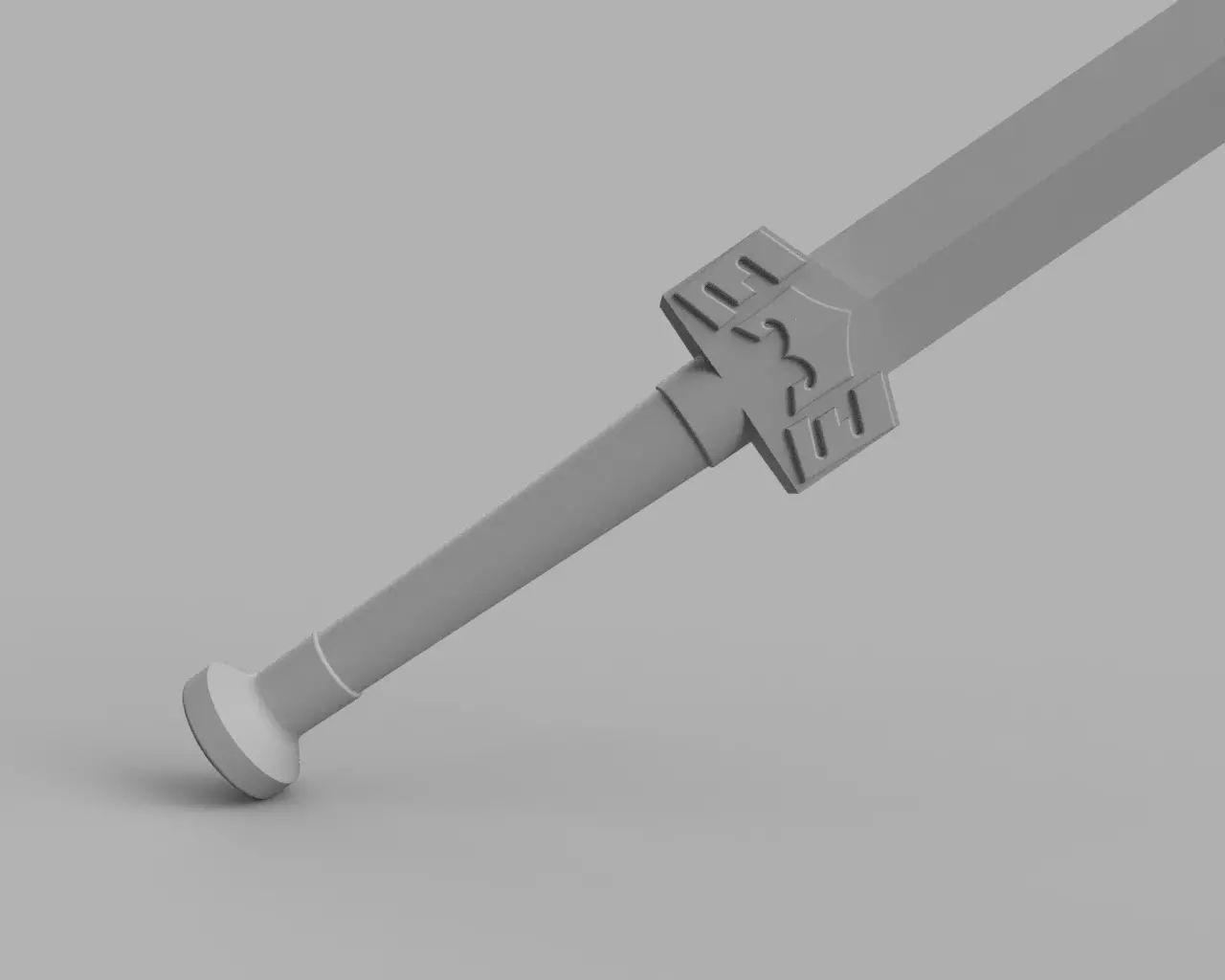 Avatar Sokkas Meteorite Sword 3D print model_0