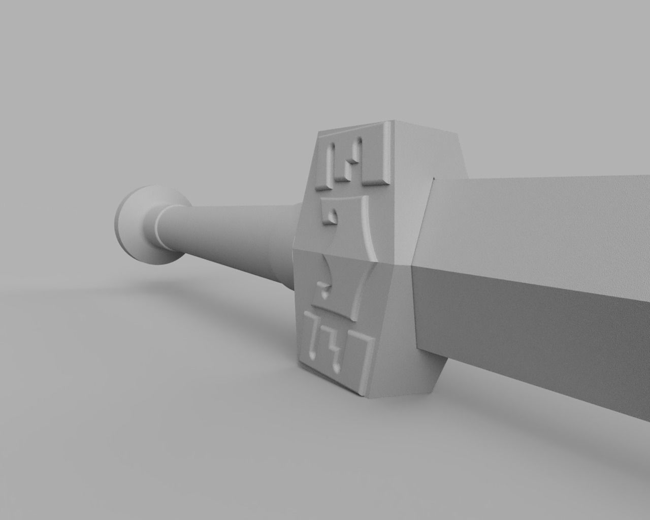 Avatar Sokkas Meteorite Sword 3D print model_4