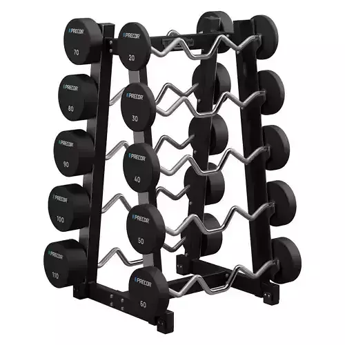 10 Place Barbell Rack