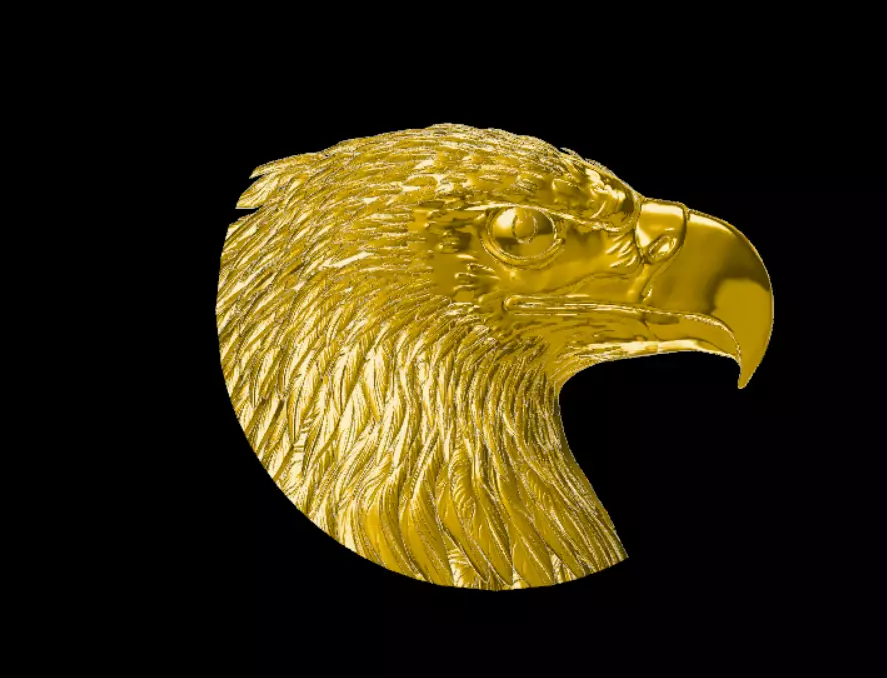 EAGLE PENDENT 3D print model_0