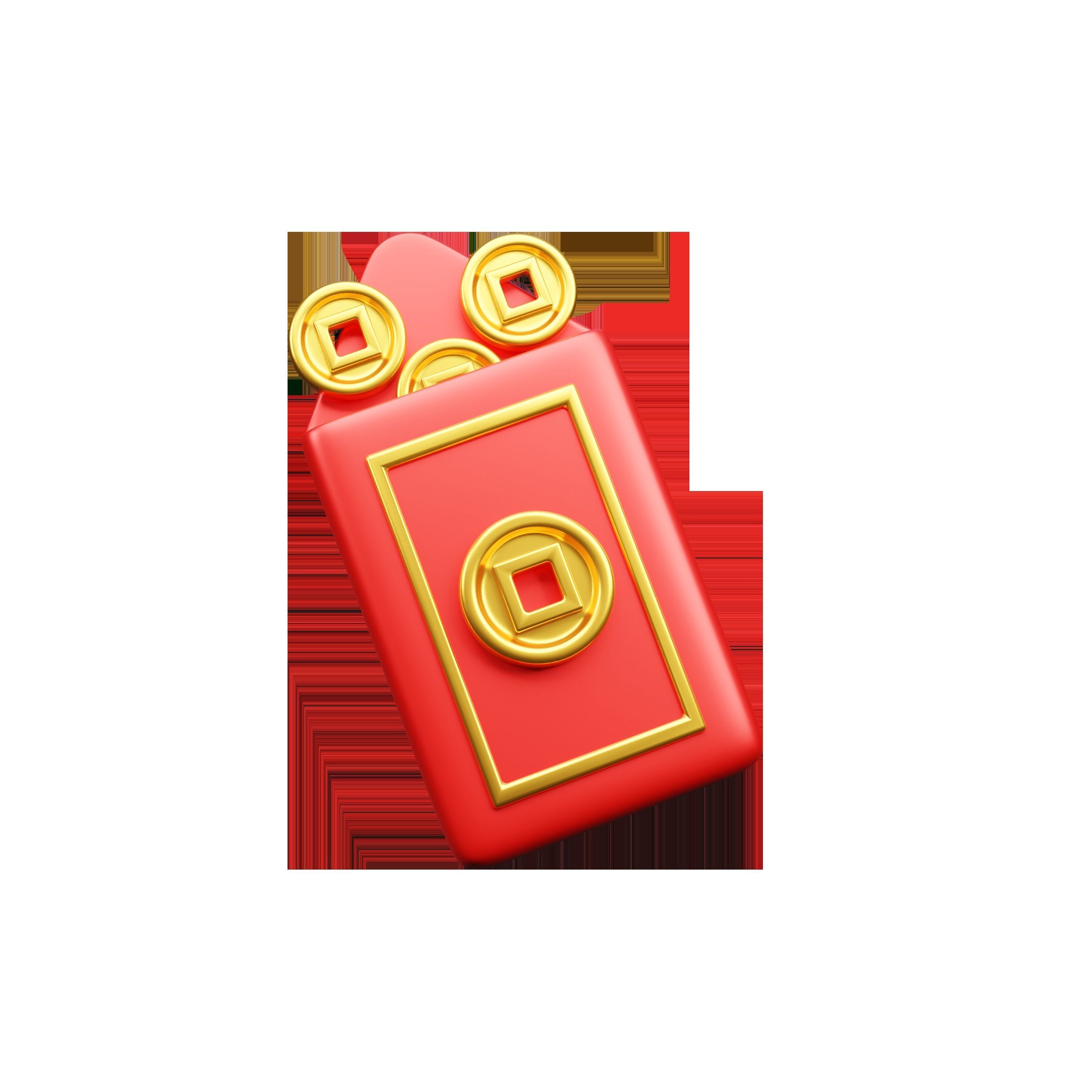 Chinese New Year Icon 3d Illustration  3D model_14