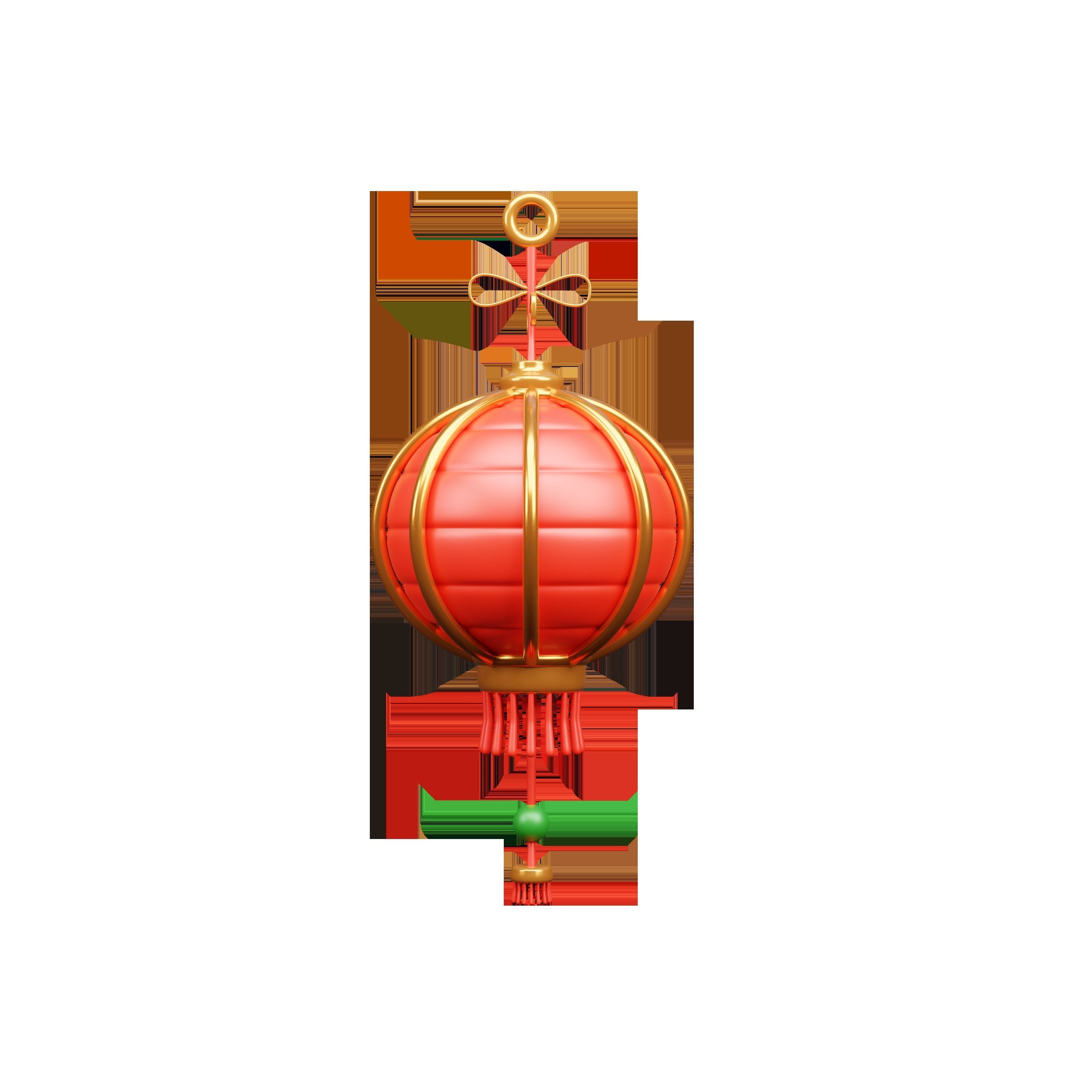 Chinese New Year Icon 3d Illustration  3D model_6