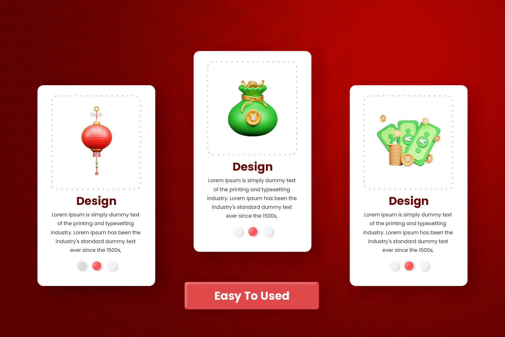 Chinese New Year Icon 3d Illustration  3D model_2