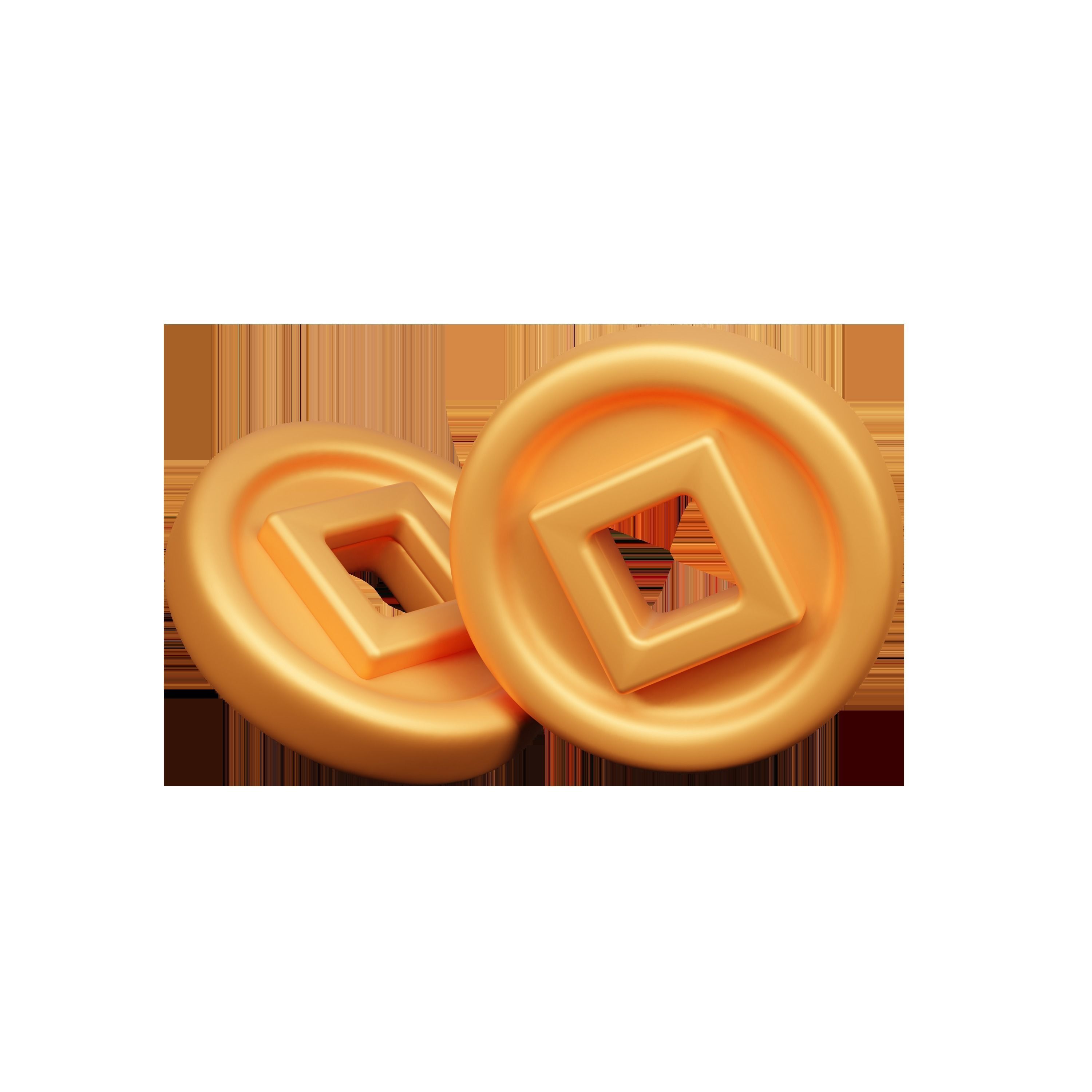 Chinese New Year Icon 3d Illustration  3D model_7