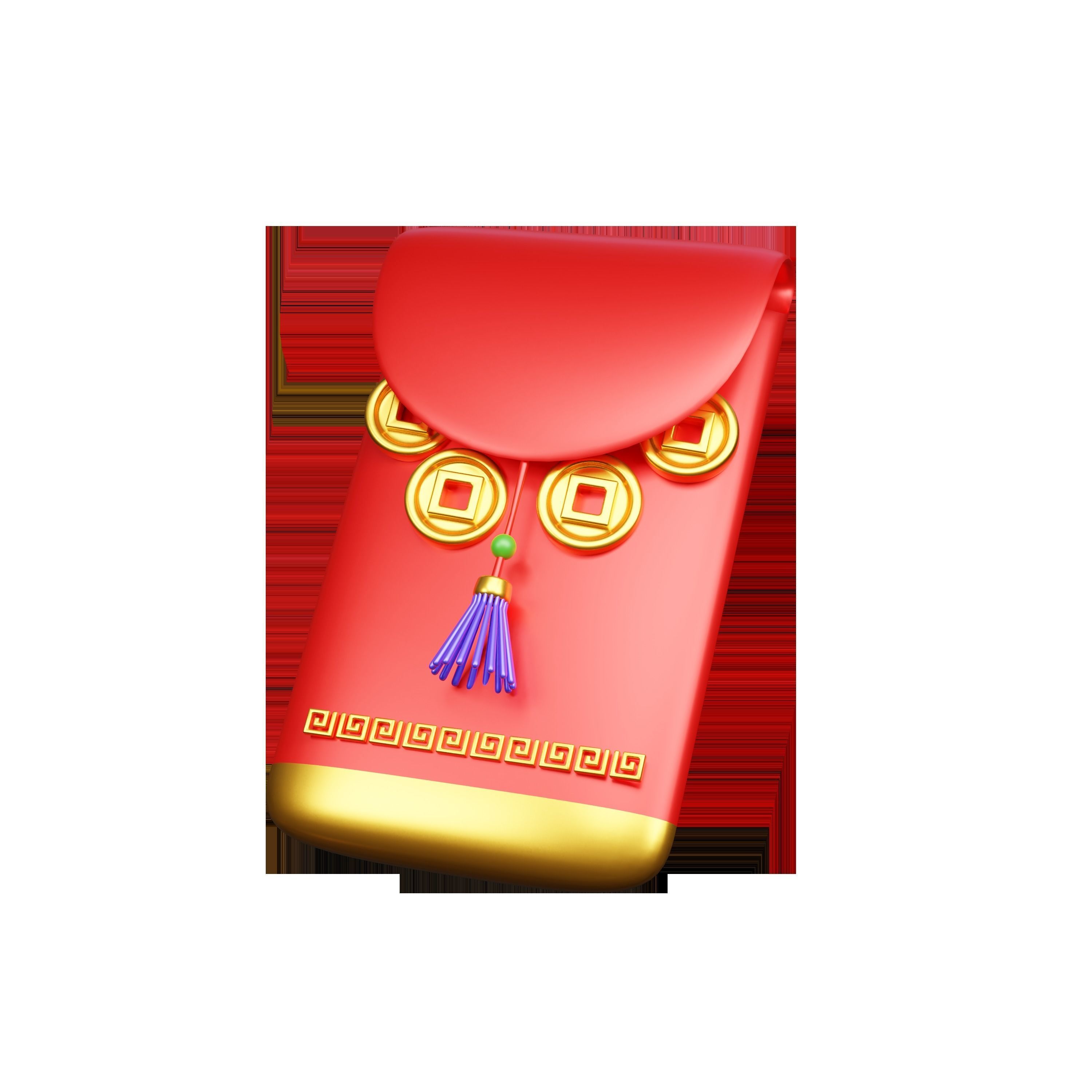 Chinese New Year Icon 3d Illustration  3D model_17