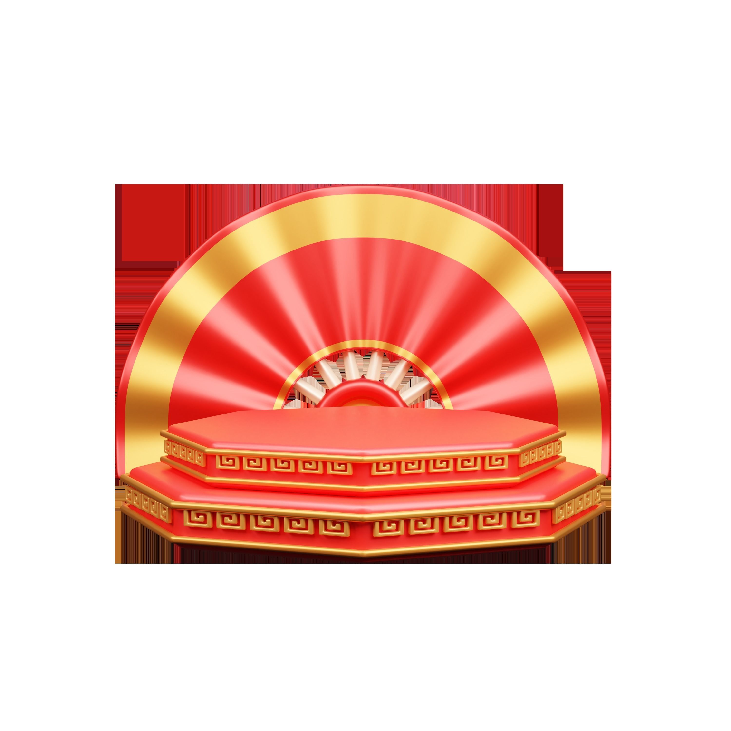 Chinese New Year Icon 3d Illustration  3D model_27