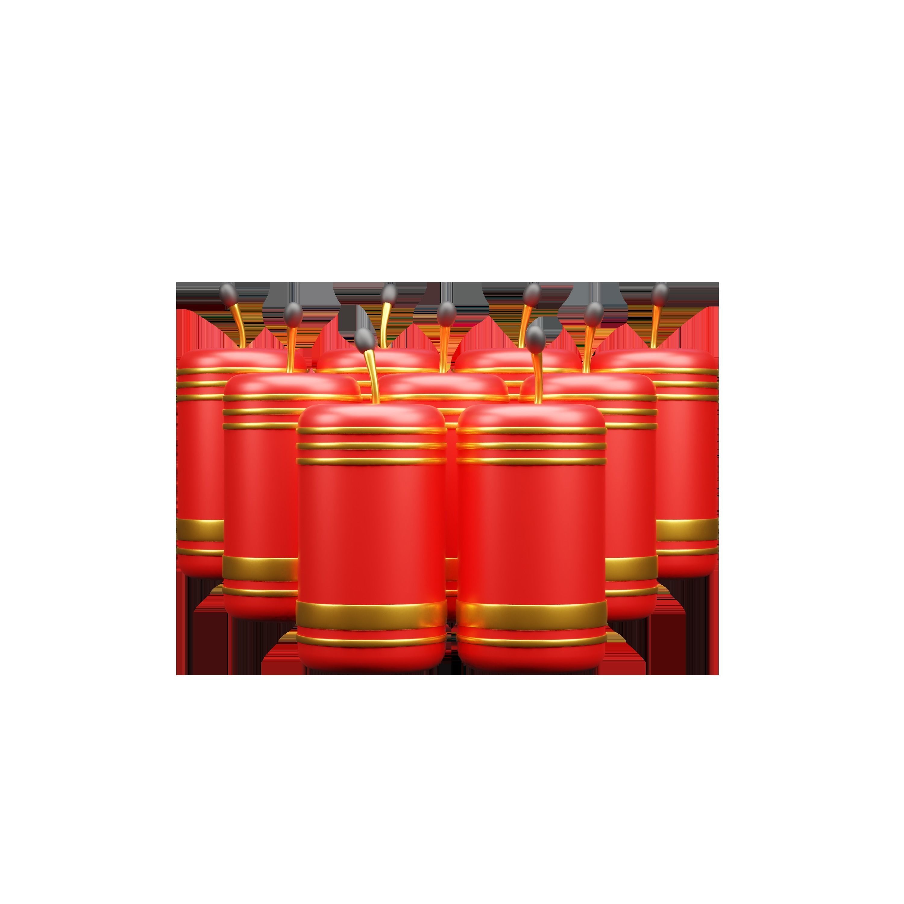 Chinese New Year Icon 3d Illustration  3D model_23