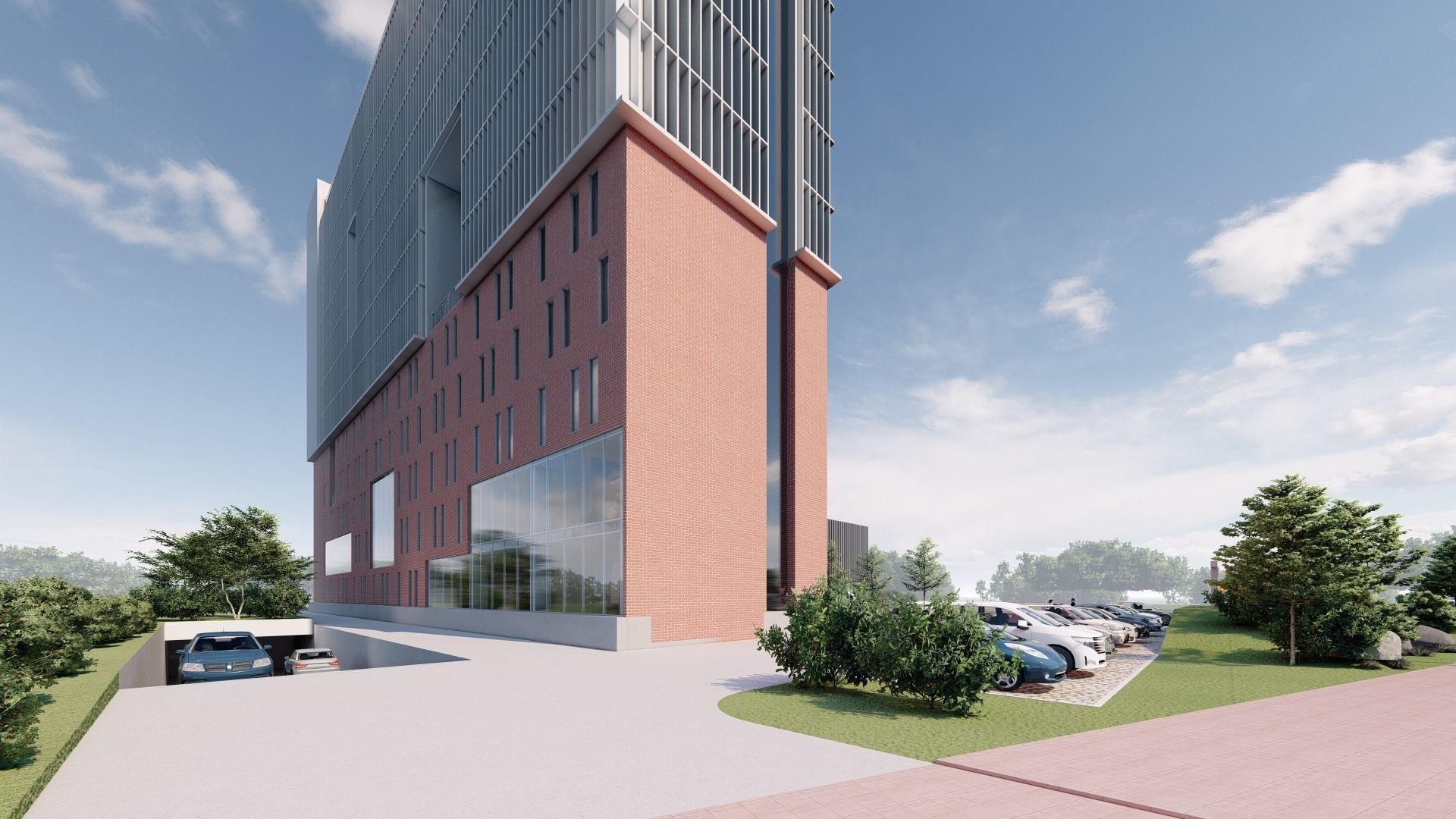 UNIVERSITY BUILDING 3DMODEL 3D model_2