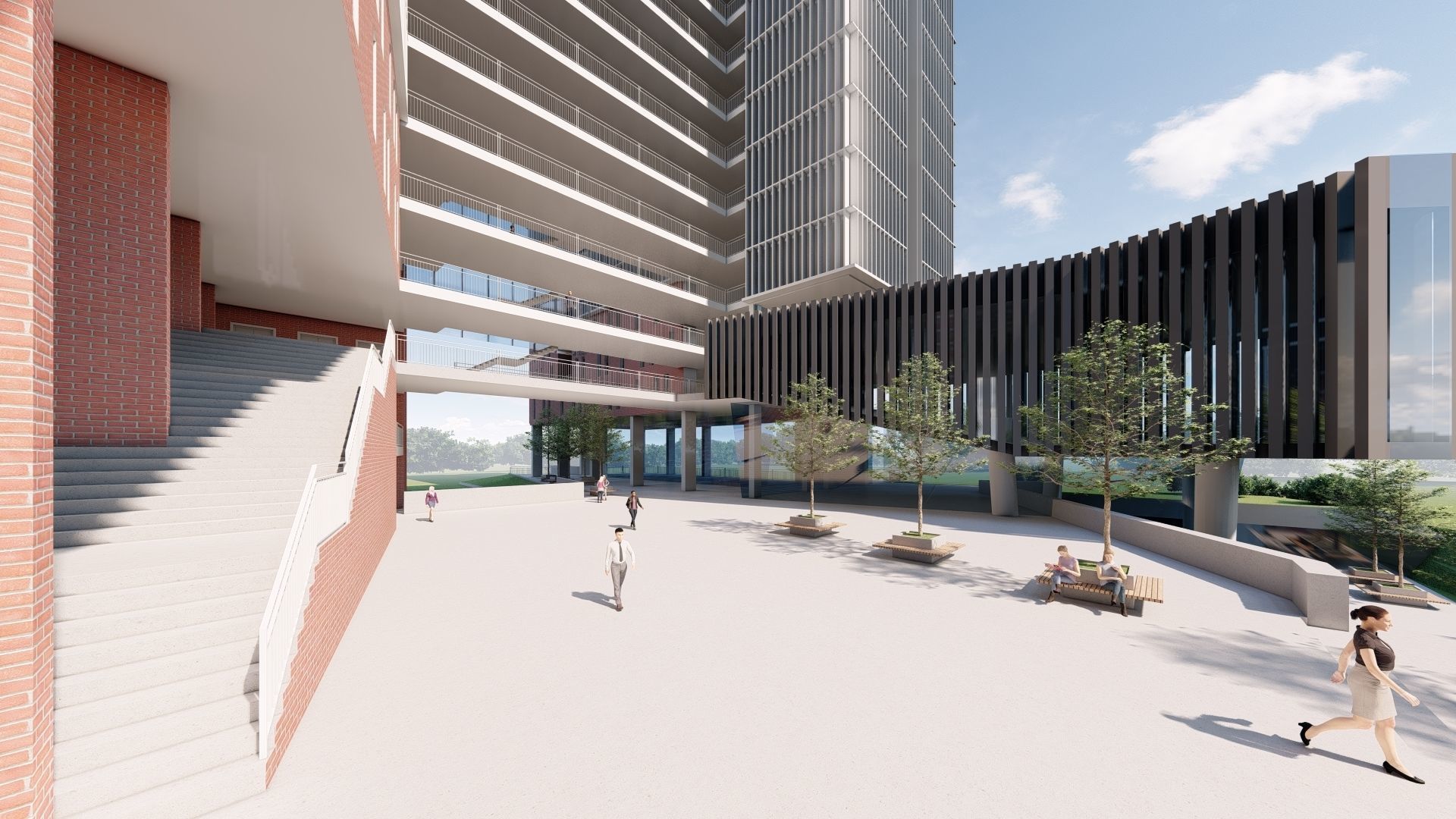 UNIVERSITY BUILDING 3DMODEL 3D model_5