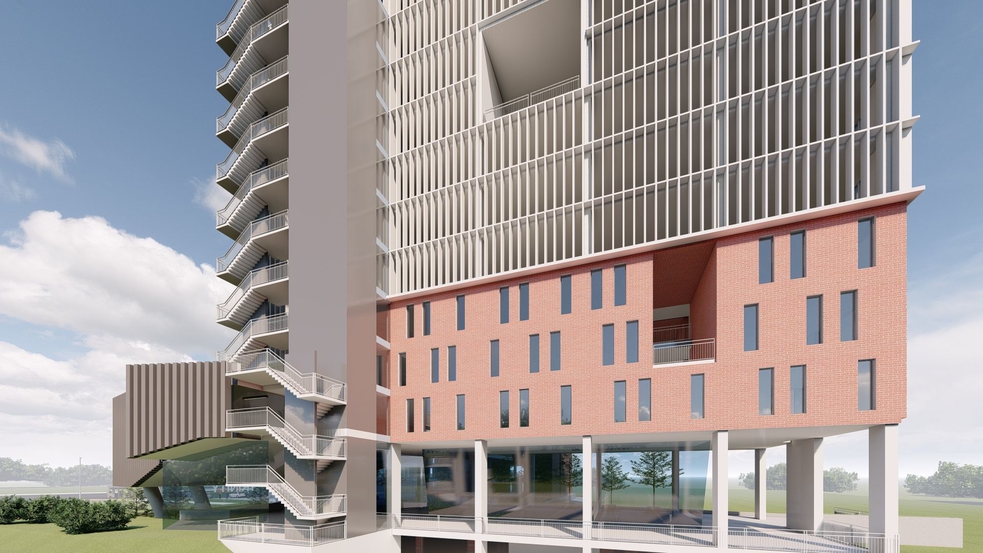 UNIVERSITY BUILDING 3DMODEL 3D model_3