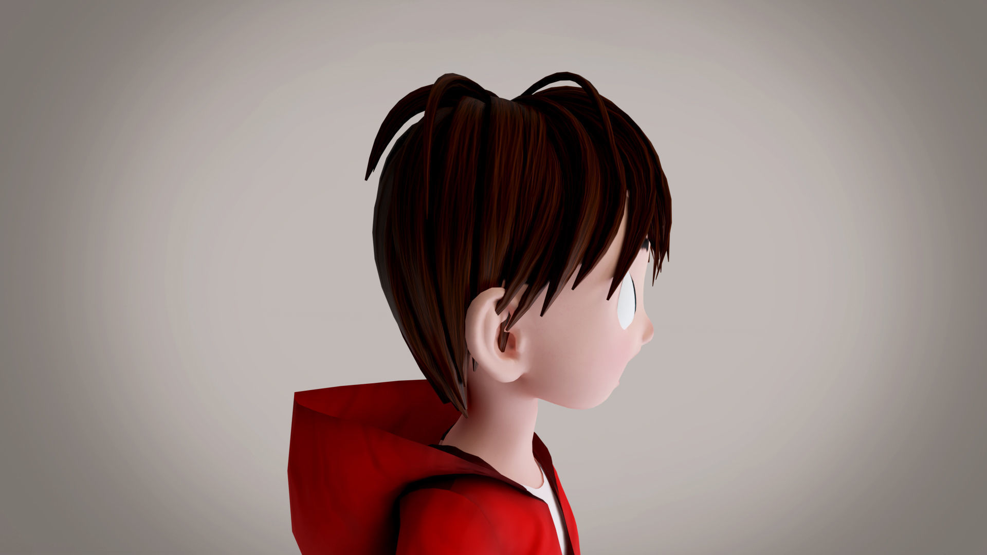 Cartoon Boy jacket Rigged Animated with Unity Low-poly 3D model_8