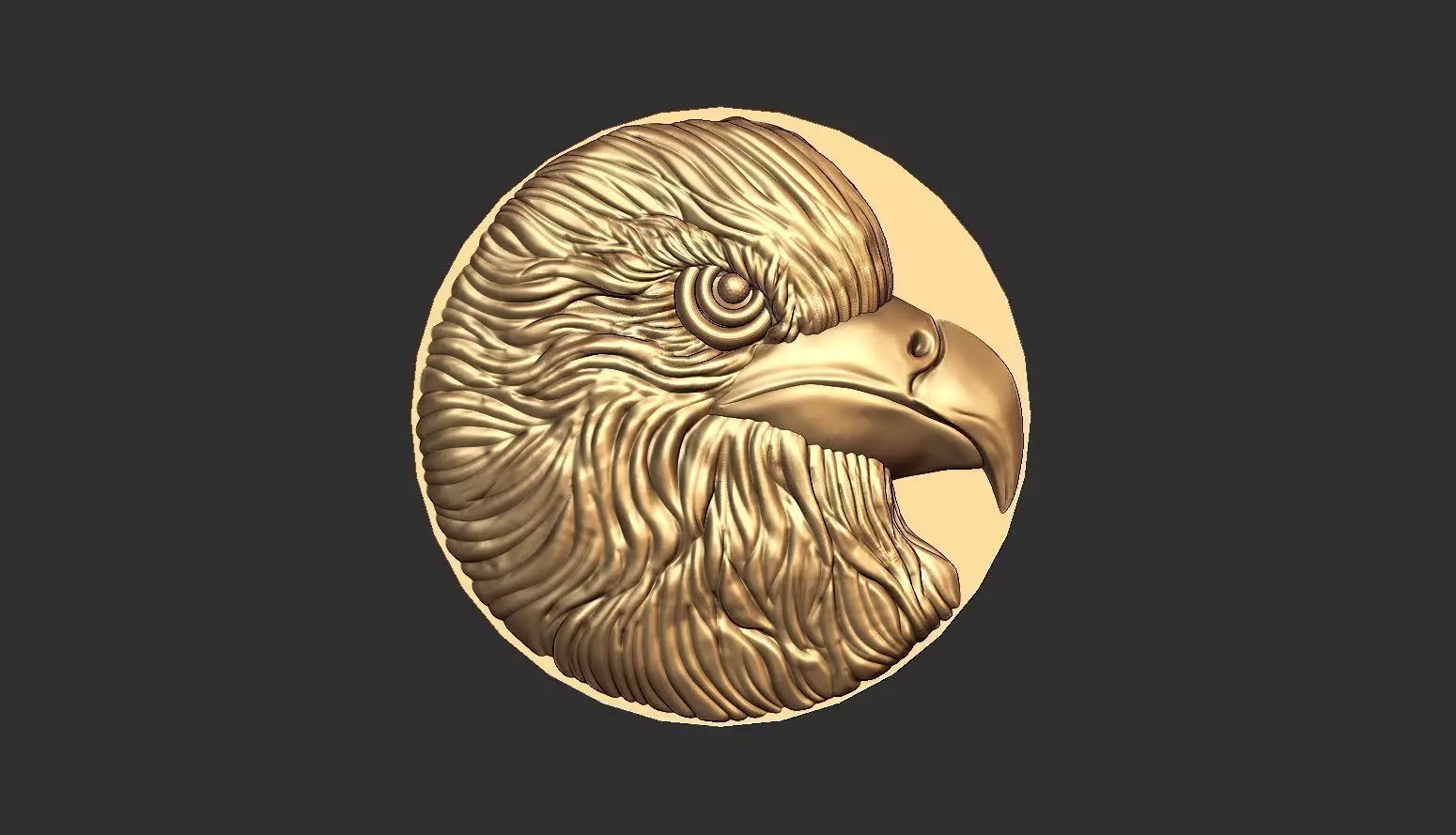 EAGLE PENDENT 3D print model_0