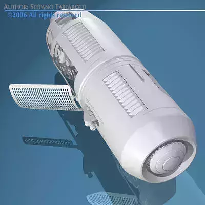 Spaceship engine 3D model