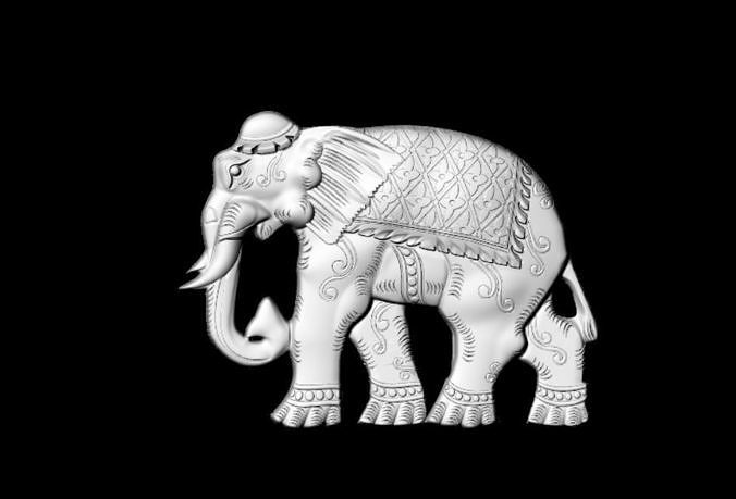 ELEPHANT PENDENT  3D print model